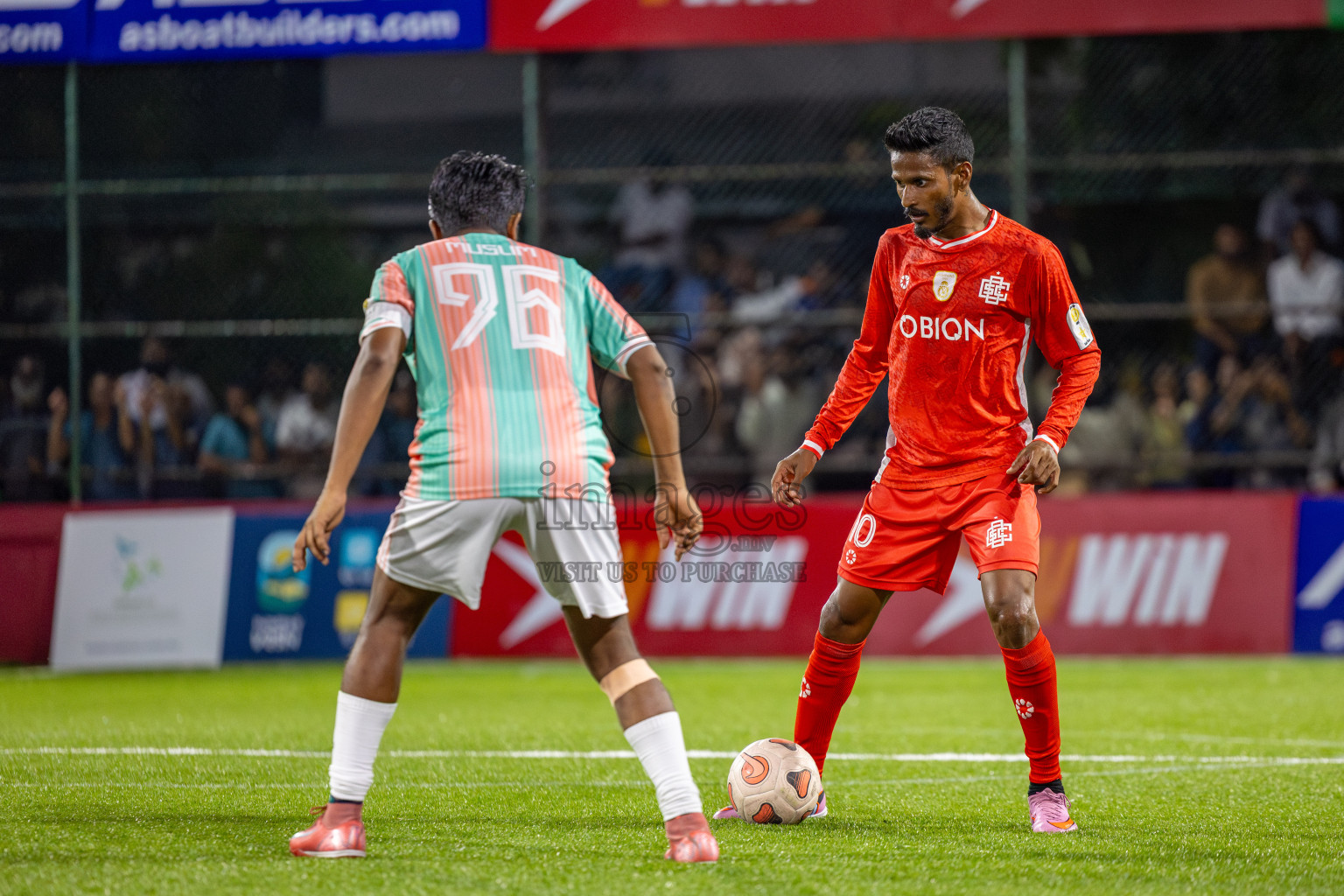 Joali Maldives vs Club Combination (Eydhafushi) in Kings Cup of Club Maldives 2025 was held in Rehendhi Futsal Ground, Hulhumale', Maldives on Saturday, 6th September 2025. Photos: Ismail Thoriq / images.mv