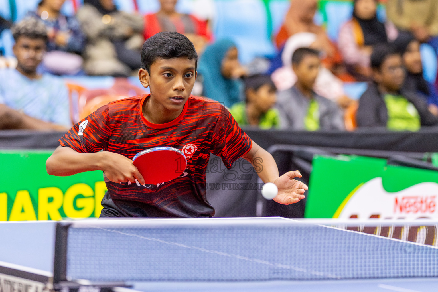 Day 8 of Interschool Table Tennis Tournament 2025 held at Male' TT Hall, Male', Maldives on Thursday, 22nd May 2025.
Photos by: Ismail Thoriq / images.mv