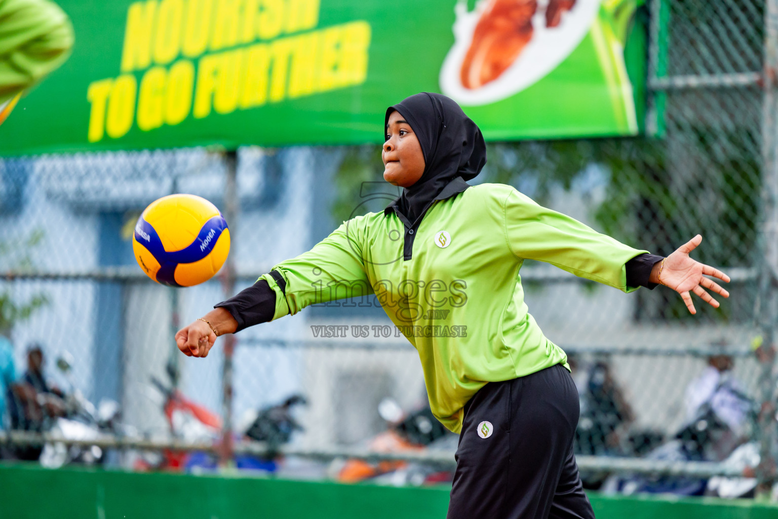 Day 2 of Interschool Volleyball Tournament 2024 was held in Ekuveni Volleyball Court at Male', Maldives on Sunday, 24th November 2024. Photos: Nausham Waheed / images.mv