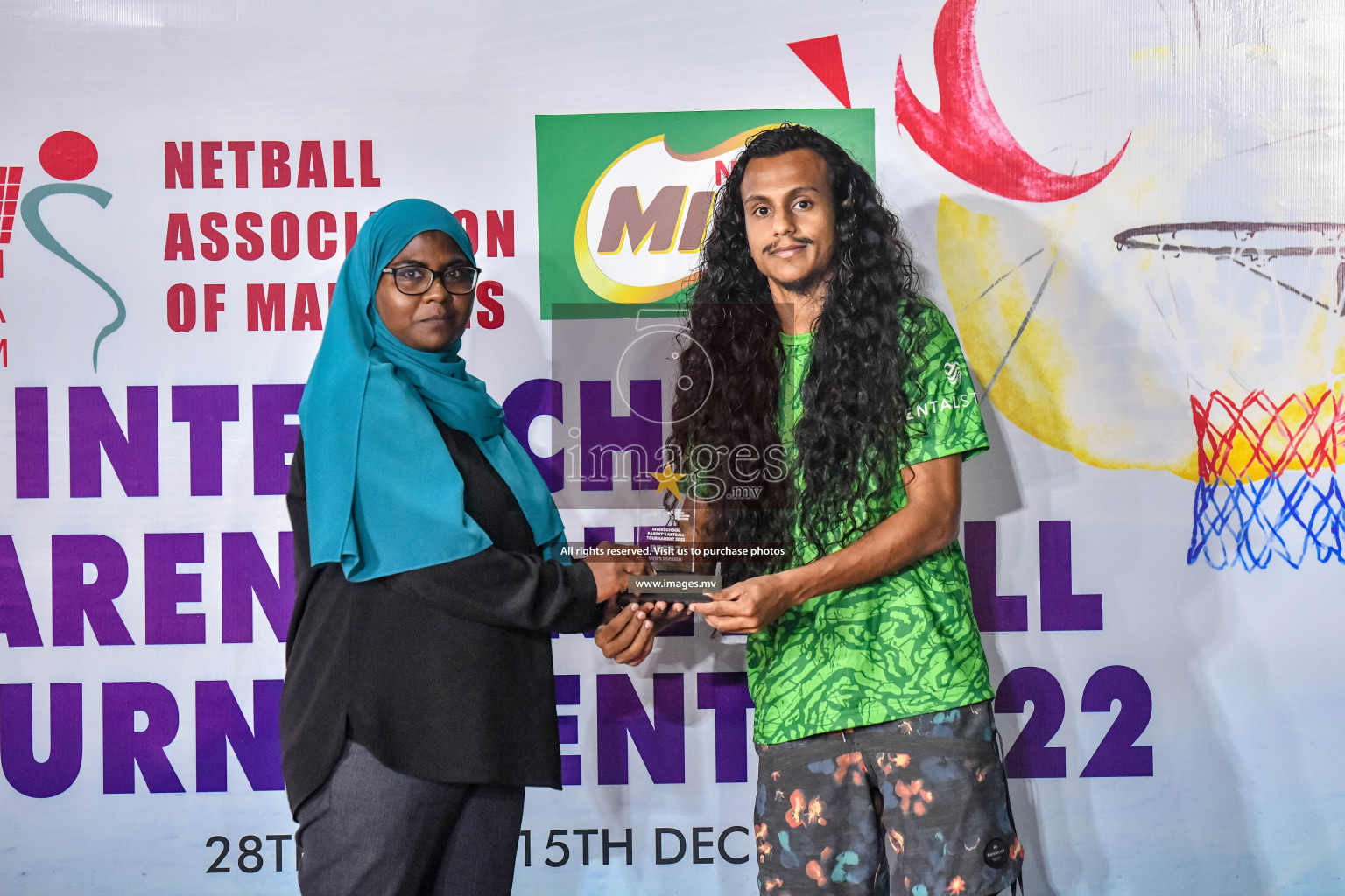 Final of Inter-School Parents Netball Tournament was held in Male', Maldives on 4th December 2022. Photos: Nausham Waheed / images.mv