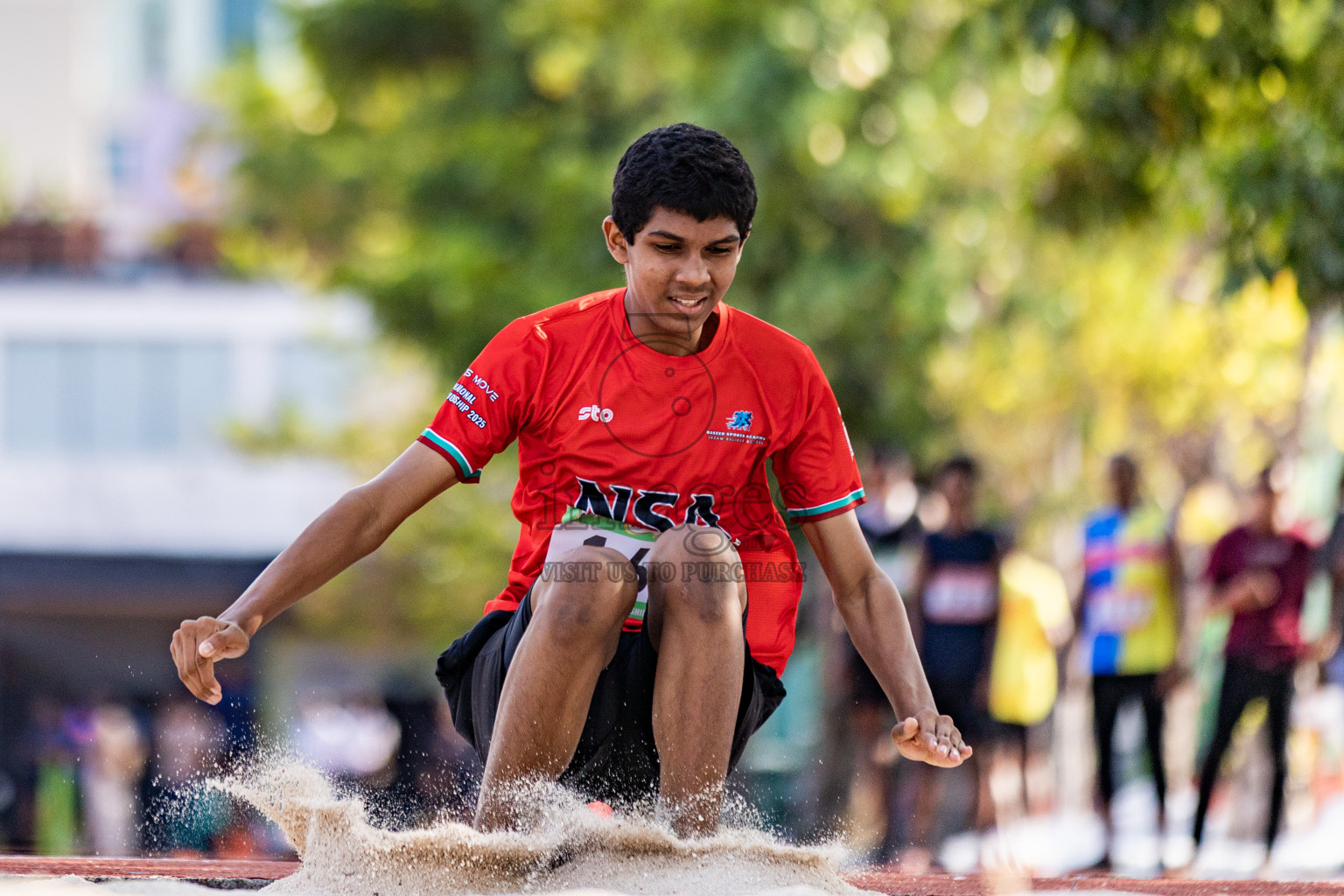 Day 1 of National Athletics Championship 2025 was held at Ekuveni Running Ground in Male', Maldives on Thursday, 14th August 2025. Photos: Areef Adam / images.mv