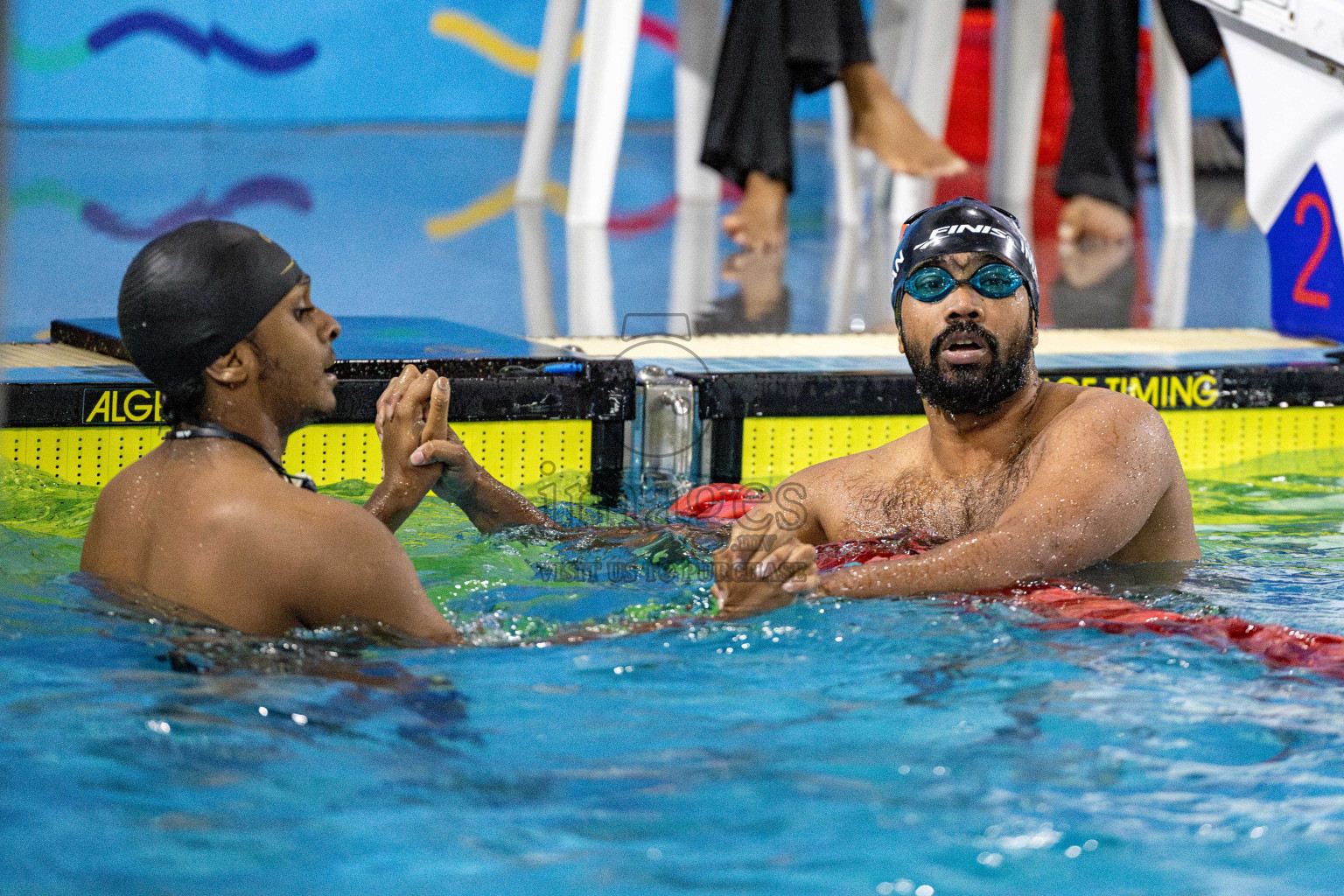 Day 5 of National Swimming Competition 2024 held in Hulhumale', Maldives on Tuesday, 17th December 2024. Photos: Hassan Simah / images.mv