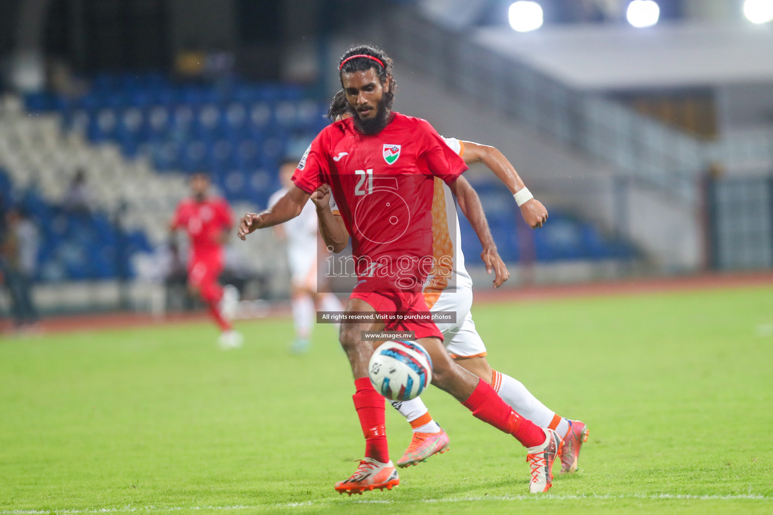 Maldives vs Bhutan in SAFF Championship 2023 held in Sree Kanteerava Stadium, Bengaluru, India, on Wednesday, 22nd June 2023. Photos: Nausham Waheed / images.mv