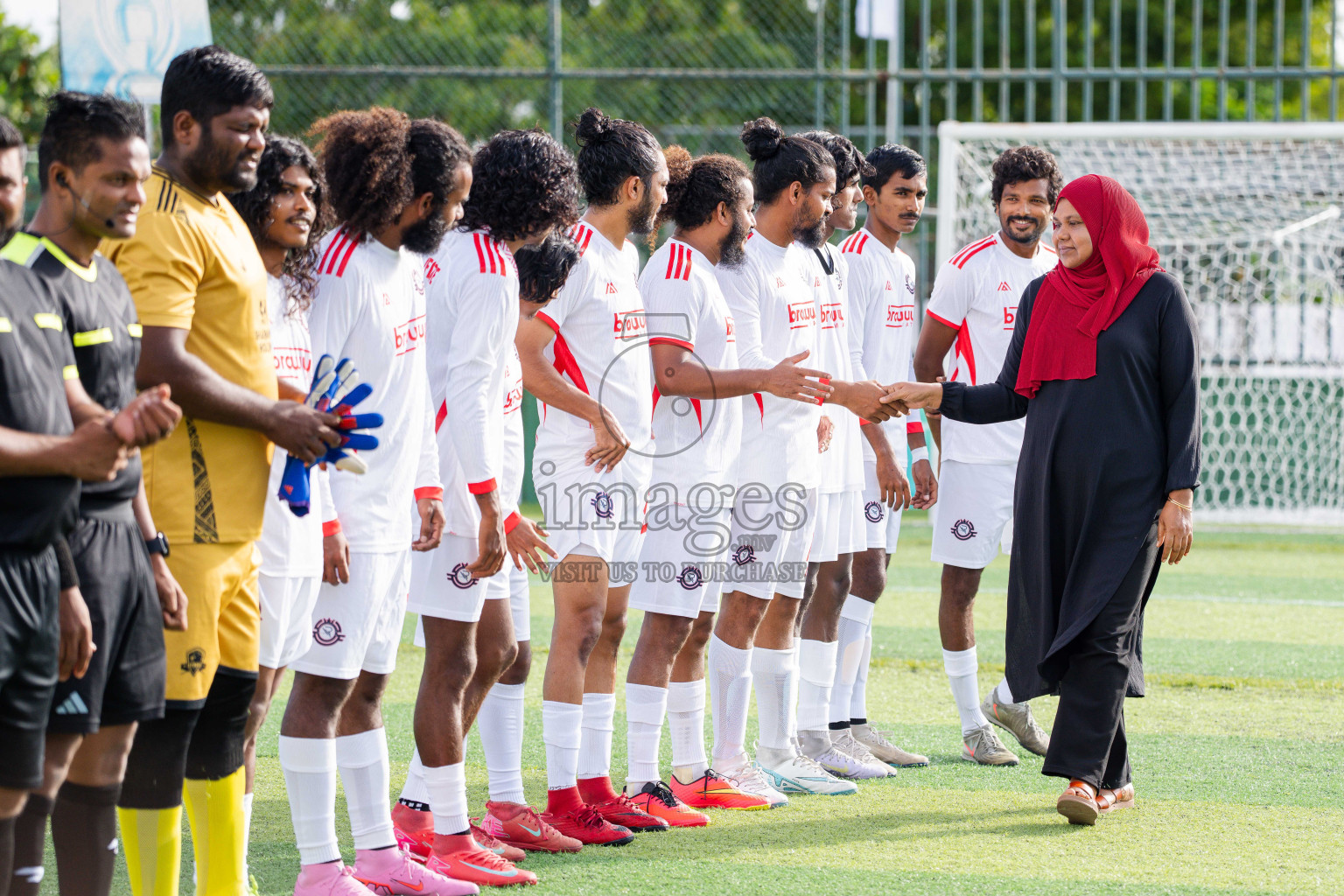 Outreef SC VS Lecrose SC in Day 3 - Fonadhoo Youth Futsal Challenge 2025 held in Fonadhoo Futsal Stadium, L. Fonadhoo, Maldives on Tuesday, 28th October 2025 Photos: Arif Rasheed / images.mv