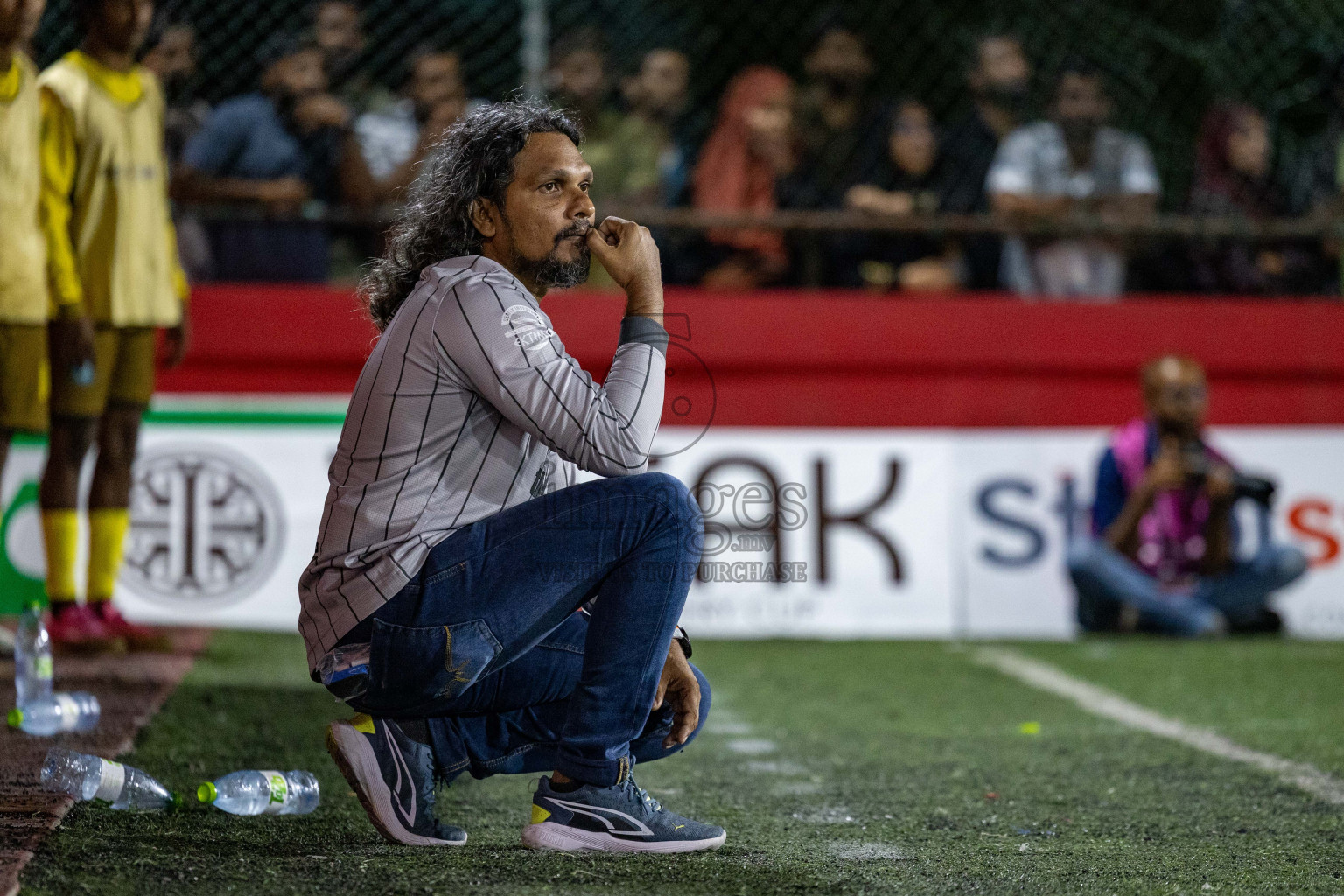 M Kolhufushi VS M Mulak in Day 21 of Golden Futsal Challenge 2025 was held on Saturday, 25 January 2025, in Hulhumale', Maldives. 
Photos: Hassan Simah / images.mv