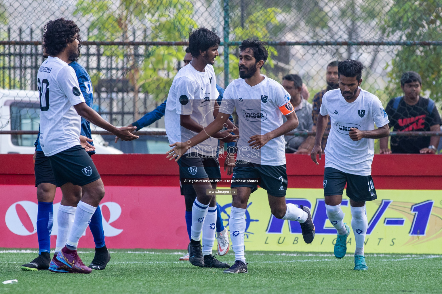 SH. Maroshi vs SH. Kanditheem in Day 7 of Golden Futsal Challenge 2023 on 11 February 2023 in Hulhumale, Male, Maldives