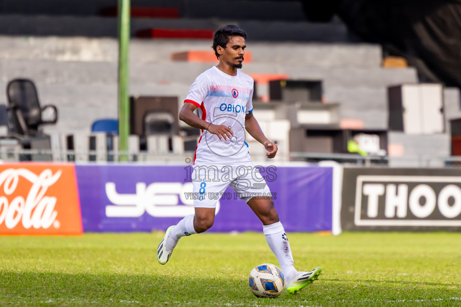 Odi Sports Club vs Mahibadhoo Sports Club in the FAM League Cup 2025 held at National Football Stadium, Male', Maldives on Friday, 9th May 2025. Photos By: Nausham Waheed / images.mv