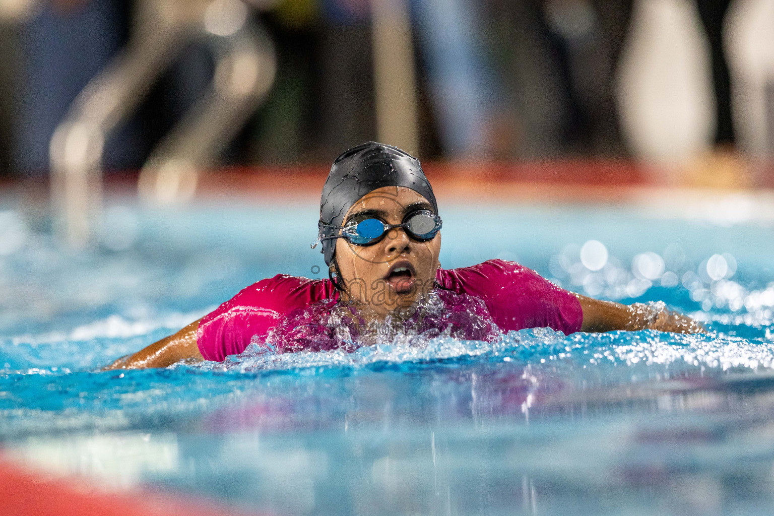 Day 1 of 20th Inter-school Swimming Competition 2024 held in Hulhumale', Maldives on Saturday, 12th October 2024. Photos: Ismail Thoriq / images.mv