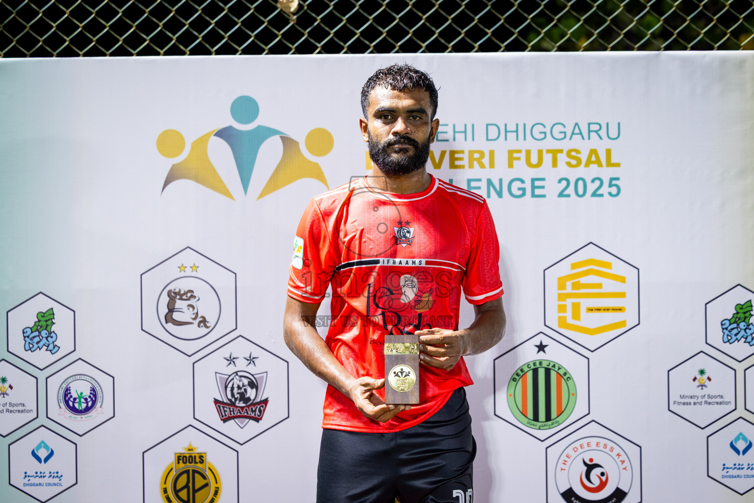 Ifhaams vs J Kovi Goani in Day 1 of Laamehi Dhiggaru Ekuveri Futsal Challenge 2025 was held on Thursday, 24th July 2025, at Dhiggaru Futsal Ground, Dhiggaru, Maldives Photos: Nausham Waheed / images.mv