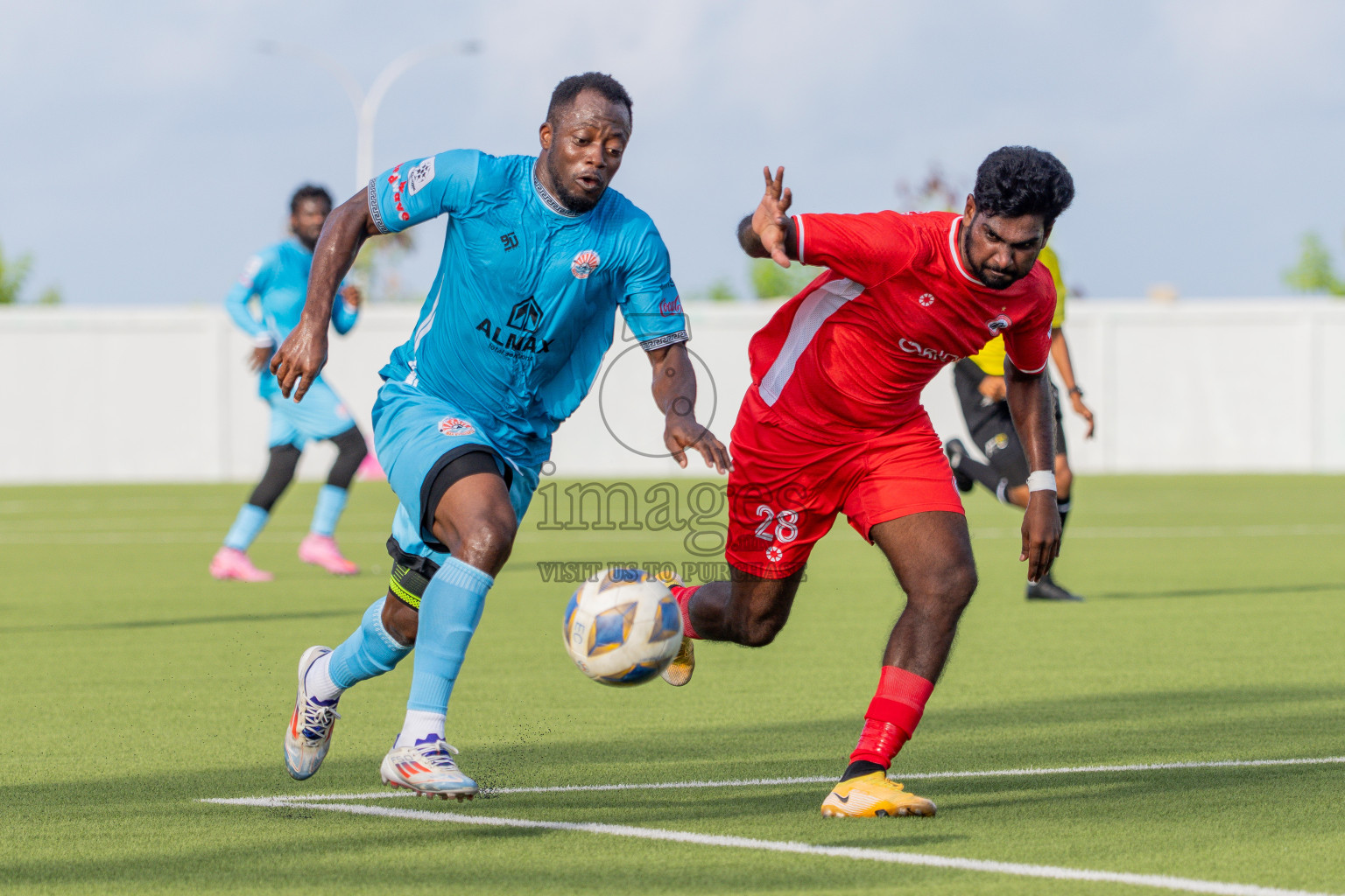 Semi Finals Match 01 Irumathi FC VS CC Sports Club in Day 7 of Eydhafushi Cup 2025 held in Eydhafushi Football Stadium at B. Eydhafushi, Maldives on Friday, 12th September 2025. Photos: Arif Rasheed / images.mv
