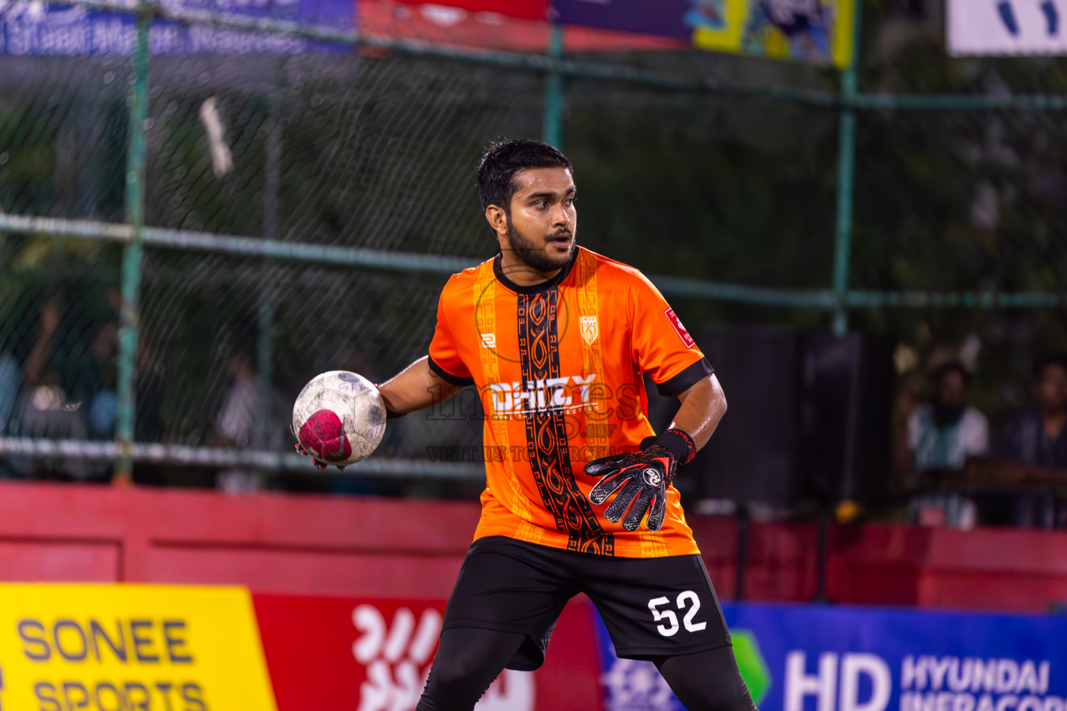 L Maamendhoo vs L Hithadhoo in Day 20 of Golden Futsal Challenge 2024 was held on Saturday , 3rd February 2024 in Hulhumale', Maldives Photos: Ismail Thoriq / images.mv