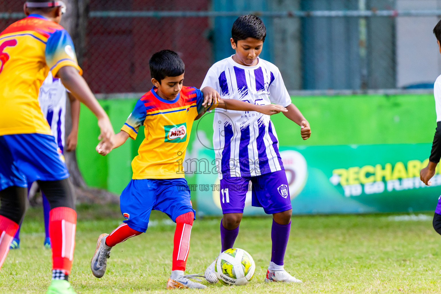 Day 2 of MILO Academy Championship 2025 (U-12) was held at Henveiru Stadium in Male', Maldives on Friday, 2nd May 2025. Photos: Nausham Waheed  / images.mv