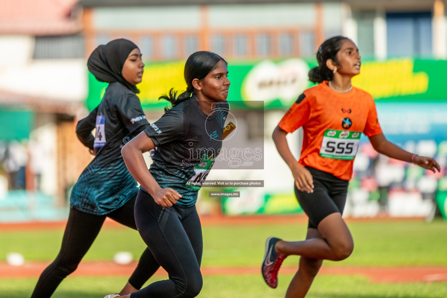 Day 3 of National Athletics Championship 2023 was held in Ekuveni Track at Male', Maldives on Saturday, 25th November 2023. Photos: Hassan Simah / images.mv