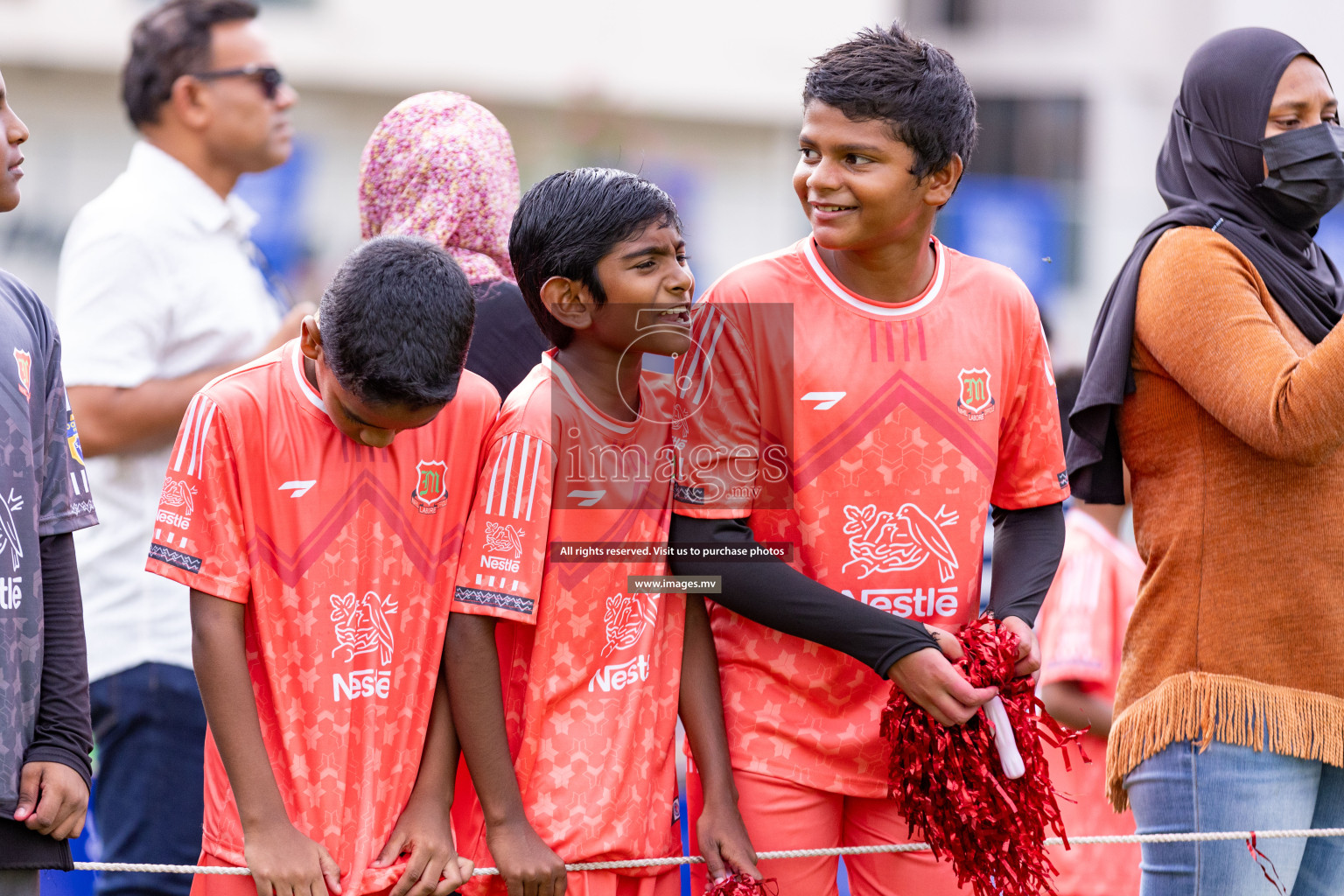 Day 1 of Milo kids football fiesta, held in Henveyru Football Stadium, Male', Maldives on Wednesday, 11th October 2023 Photos: Nausham Waheed/ Images.mv