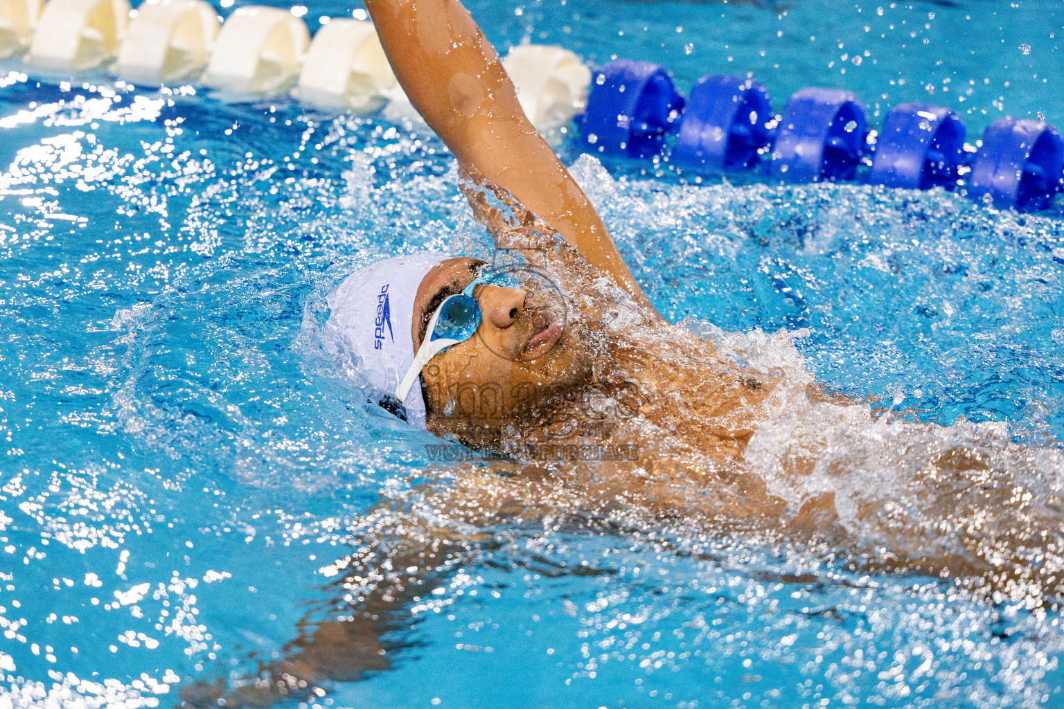 Day 4 of National Swimming Championship 2024 held in Hulhumale', Maldives on Monday, 16th December 2024. Photos: Hassan Simah / images.mv