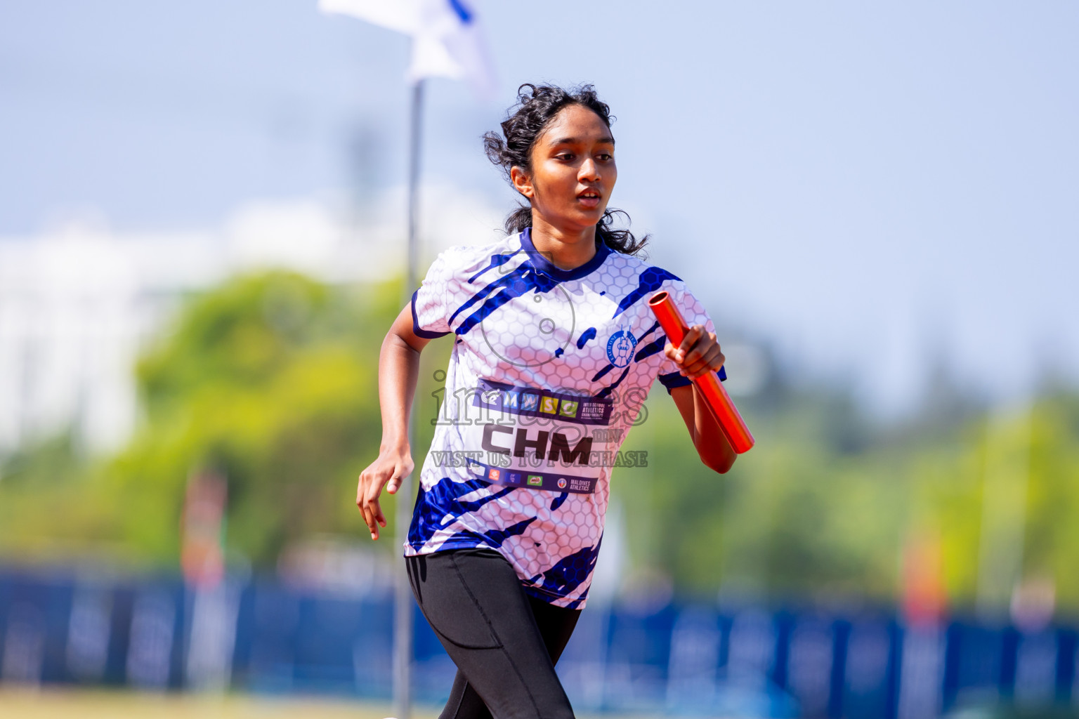 Day 6 of MWSC Interschool Athletics Championships 2024 held in Hulhumale Running Track, Hulhumale, Maldives on Thursday, 14th November 2024. Photos by: Nausham Waheed / Images.mv