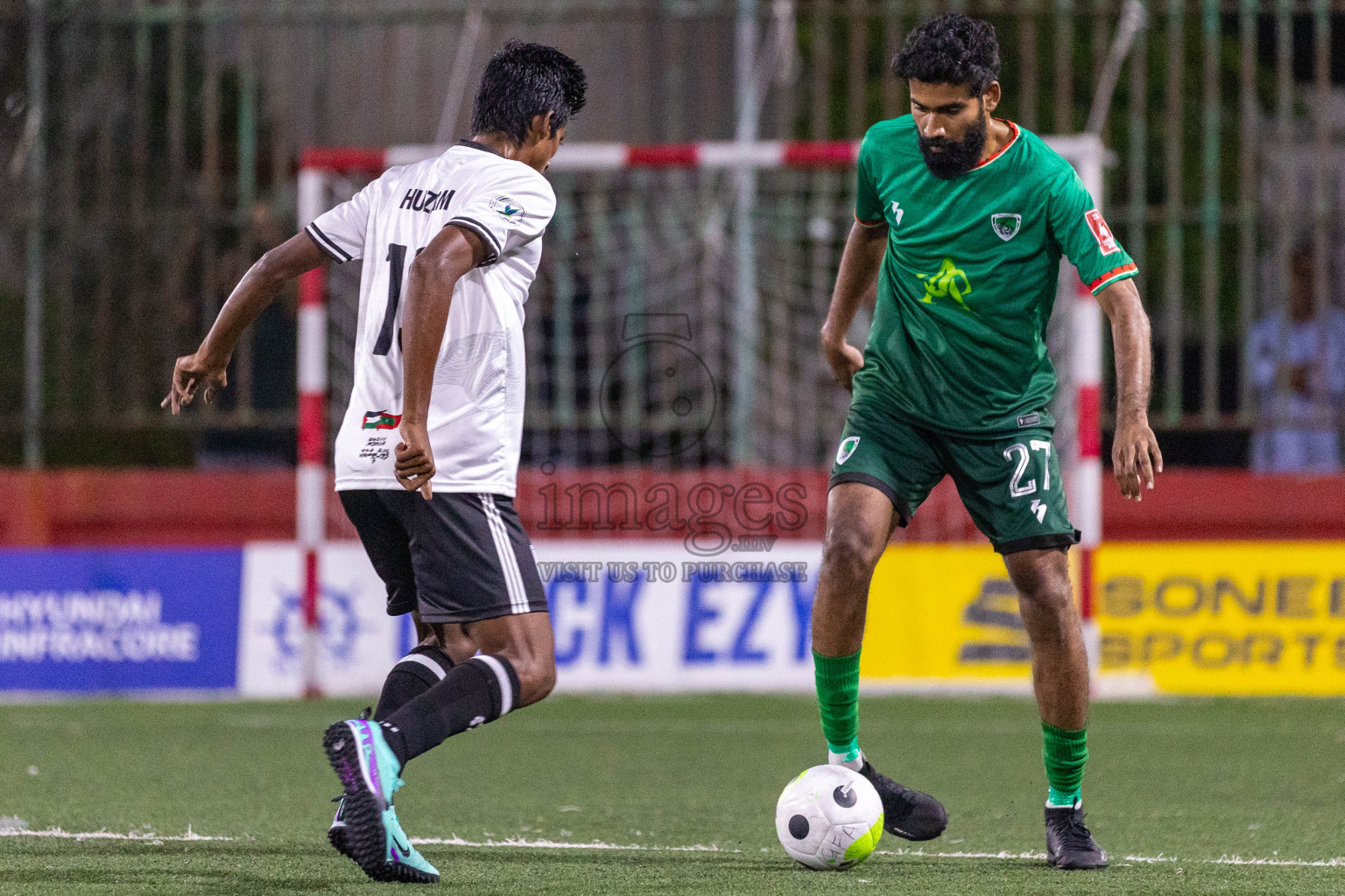 HDh Finey vs HDh Hanimaadhoo in Golden Futsal Challenge 2024 was held on Tuesday, 16th January 2024, in Hulhumale', Maldives
Photos: Ismail Thoriq / images.mv