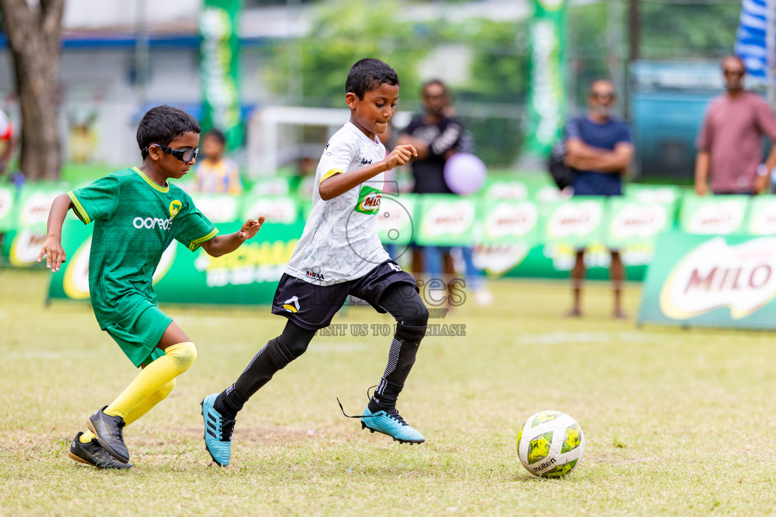 Day 1 of MILO SVAM Juniors 2025 (U-8) was held at Henveiru Stadium in Male', Maldives on Thursday, 26th June 2025. 
Photos: Hassan Simah / images.mv