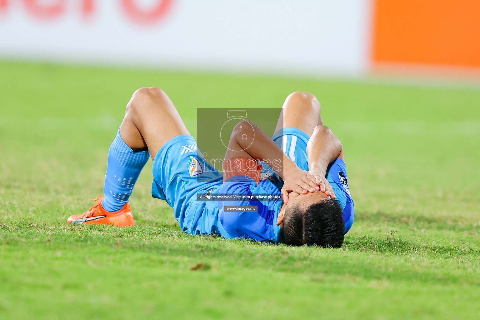 Lebanon vs India in the Semi-final of SAFF Championship 2023 held in Sree Kanteerava Stadium, Bengaluru, India, on Saturday, 1st July 2023. Photos: Nausham Waheed, Hassan Simah / images.mv