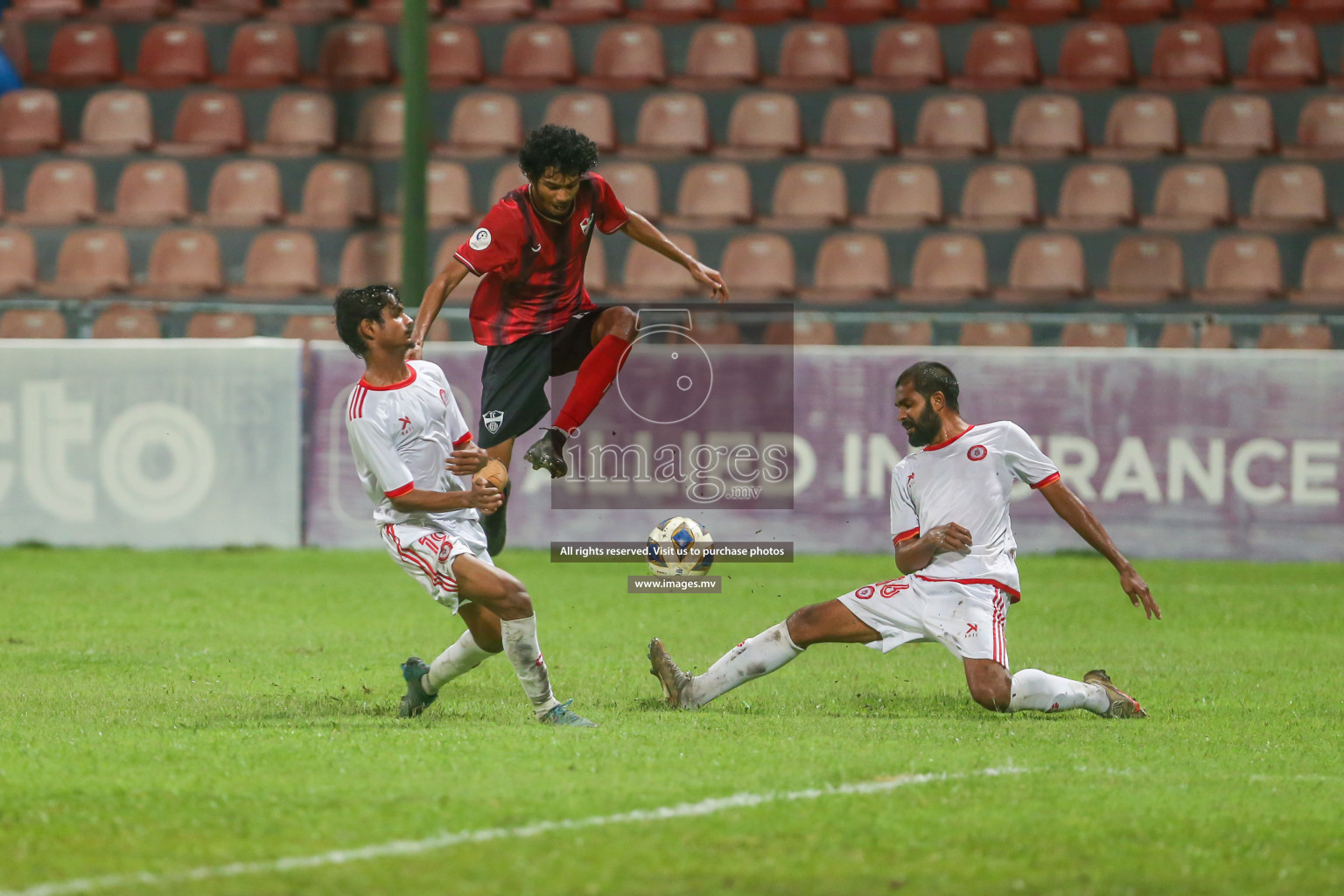 President's Cup 2023 - TC Sports Club vs Buru Sports Club, held in National Football Stadium, Male', Maldives  Photos: Mohamed Mahfooz Moosa/ Images.mv