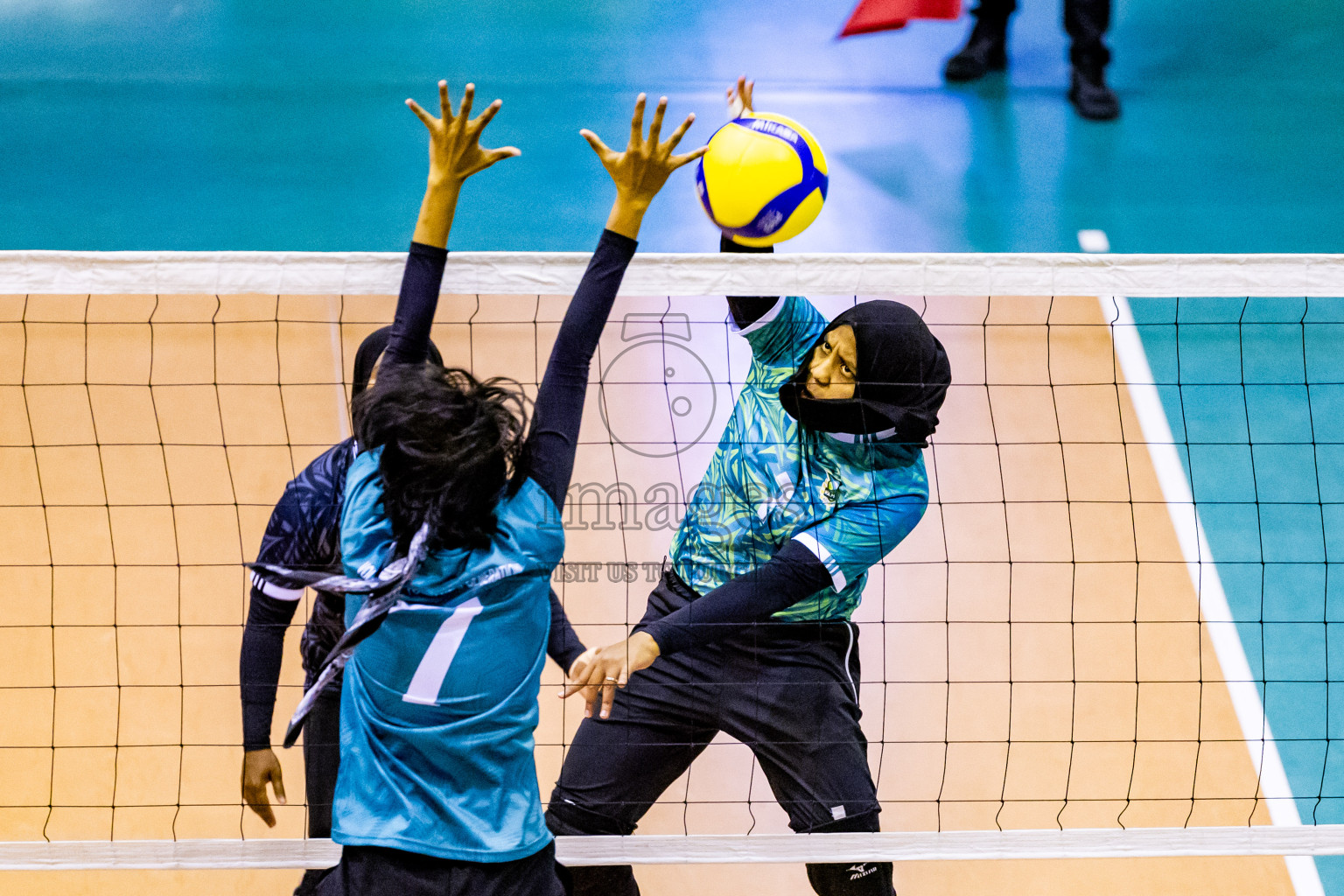 Semi Final of Women's Division of Milo VAM Cup 2024 held in Male', Maldives on Friday, 12th July 2024 at Social Center Indoor Hall Photos By: Nausham Waheed / images.mv