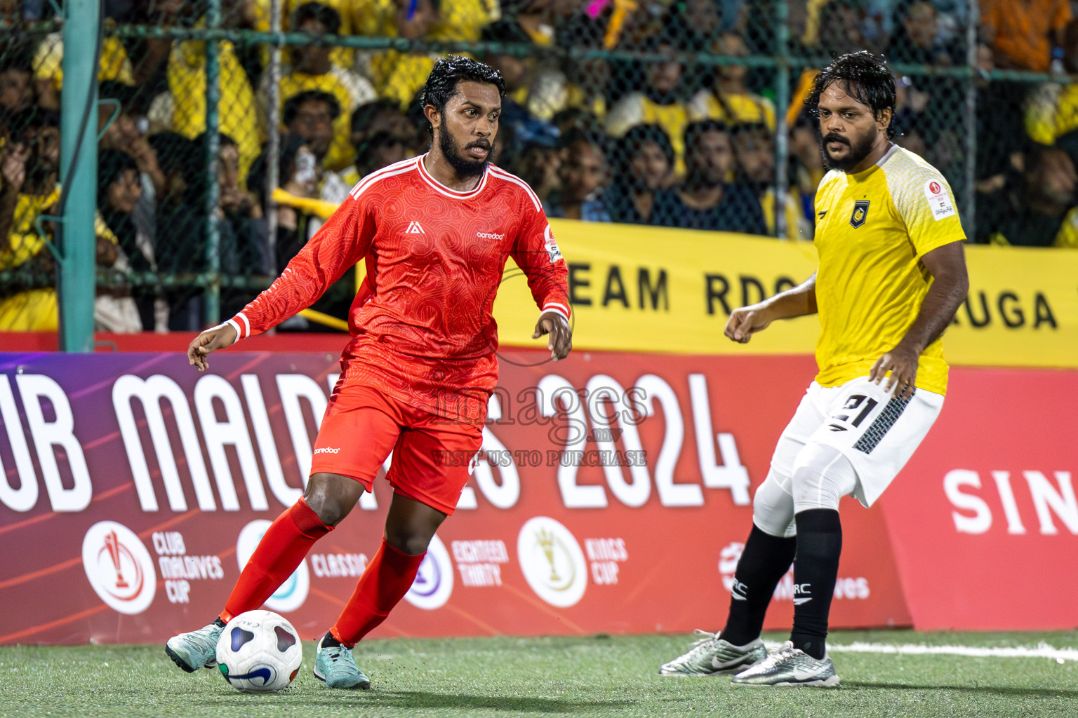 RRC vs Ooredoo Maldives in Club Maldives Cup 2024 held in Rehendi Futsal Ground, Hulhumale', Maldives on Saturday, 28th September 2024. Photos: Ismail Thoriq / images.mv