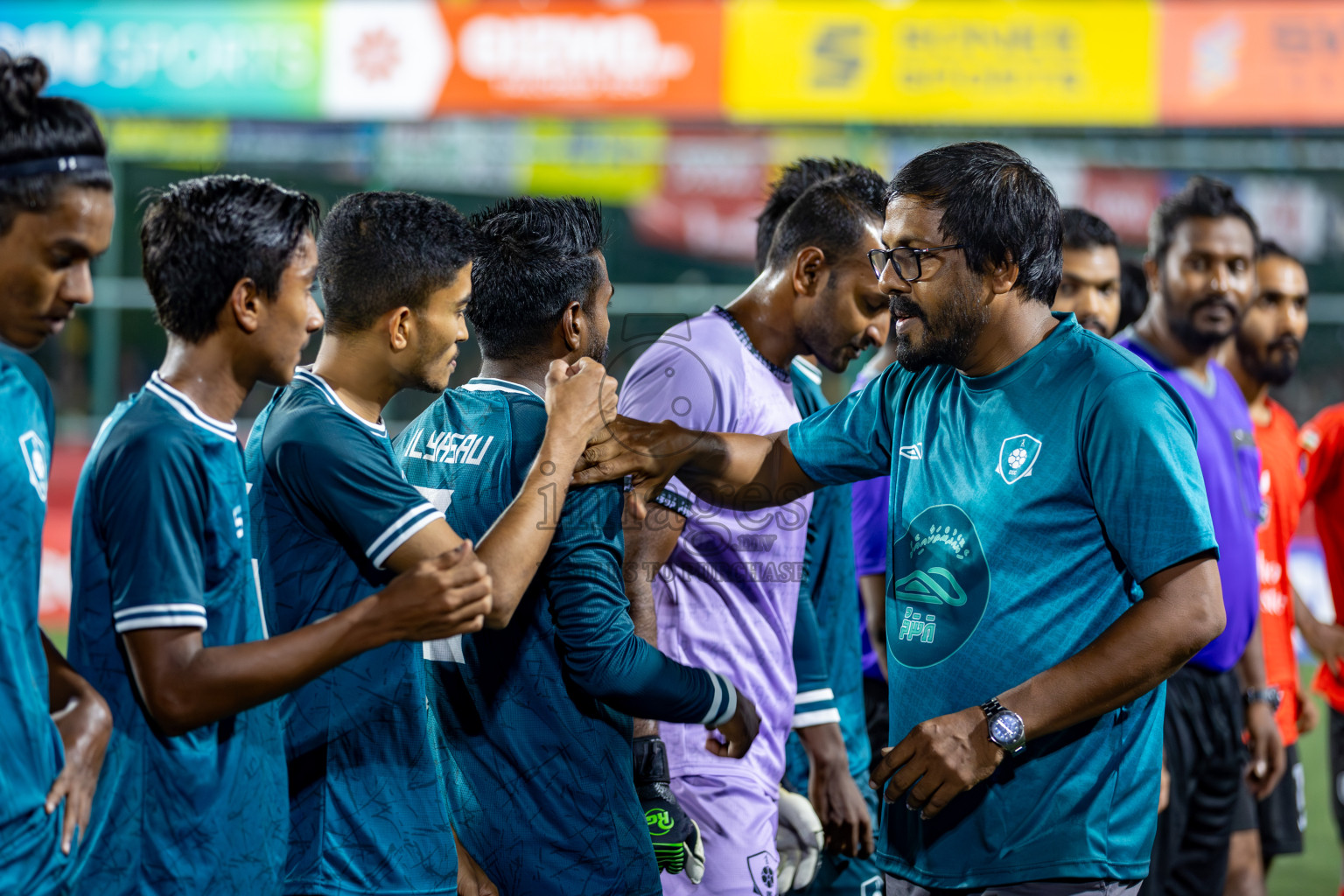 Sh. Kanditheemu VS R. Dhuvaafaru on Day 35 of Golden Futsal Challenge 2024 was held on Tuesday, 20th February 2024, in Hulhumale', Maldives 
Photos: Hassan Simah, / images.mv