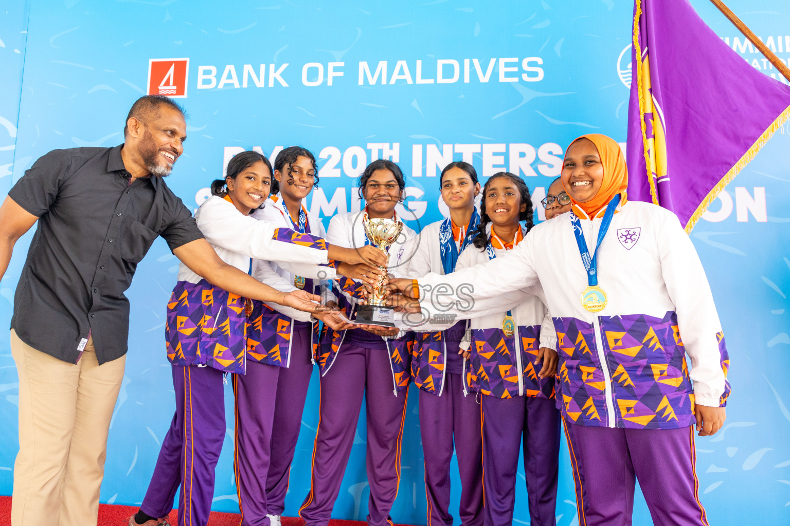 Closing ceremony of BML 20th Inter-School Swimming Competition was held in Hulhumale' Swimming Complex on Saturday, 19th October 2024. 
Photos: Ismail Thoriq