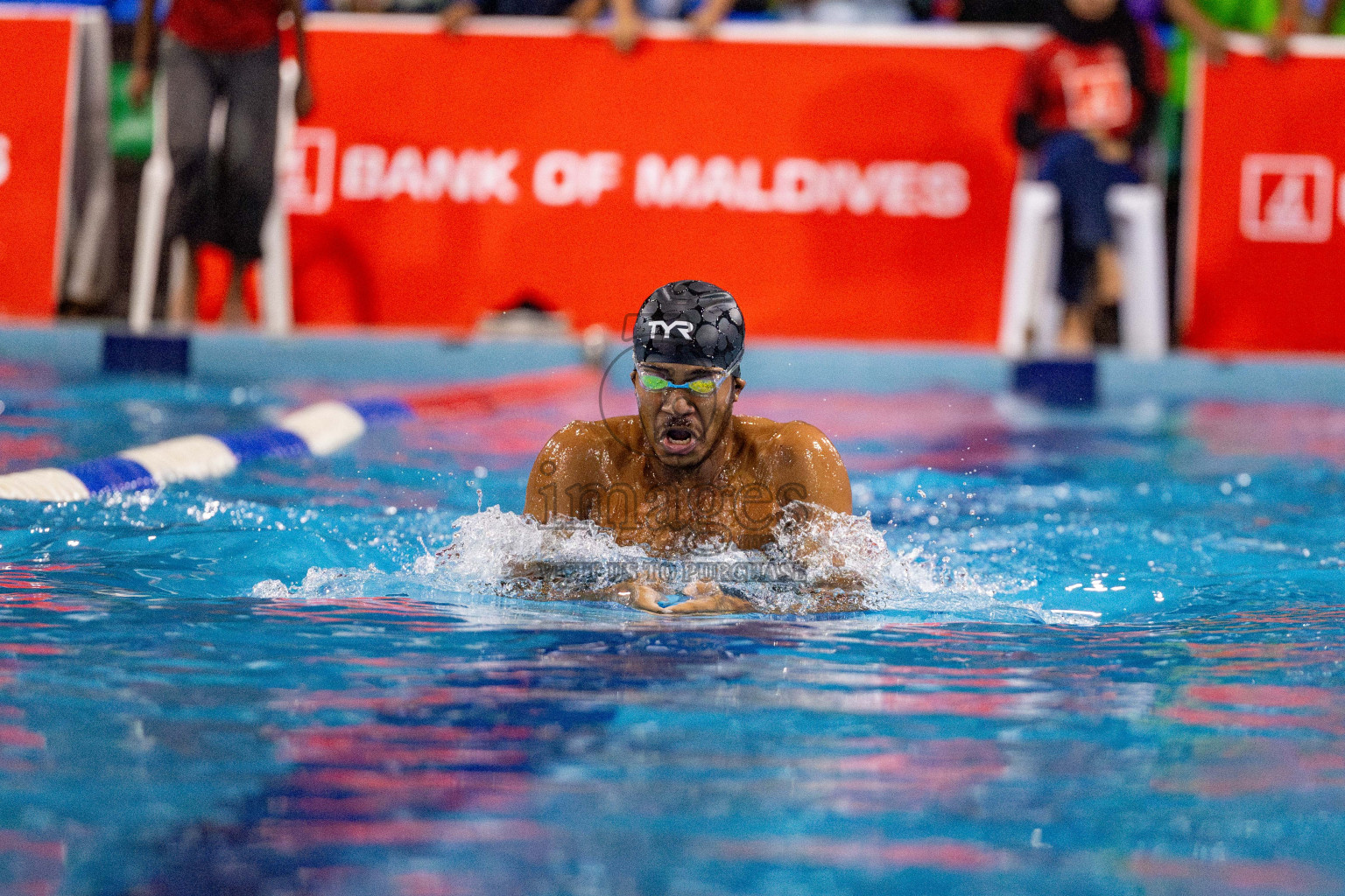 Day 4 of National Swimming Championship 2024 held in Hulhumale', Maldives on Monday, 16th December 2024. Photos: Hassan Simah / images.mv