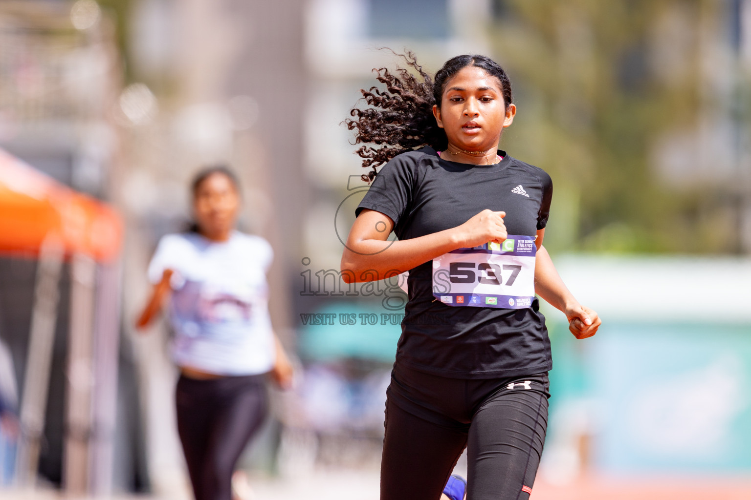 Day 3 of MWSC Interschool Athletics Championships 2024 held in Hulhumale Running Track, Hulhumale, Maldives on Monday, 11th November 2024. 
Photos by: Hassan Simah / Images.mv