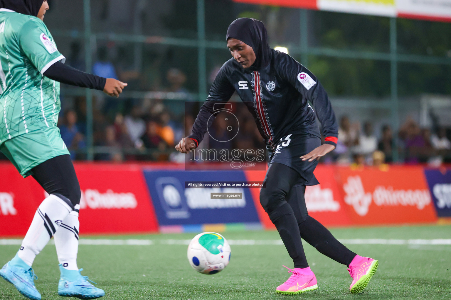 Prison Club vs Club MYS in 18/30 Futsal Fiesta Classic 2023 held in Hulhumale, Maldives, on Friday, 21st July 2023 Photos: Nausham Waheed / images.mv