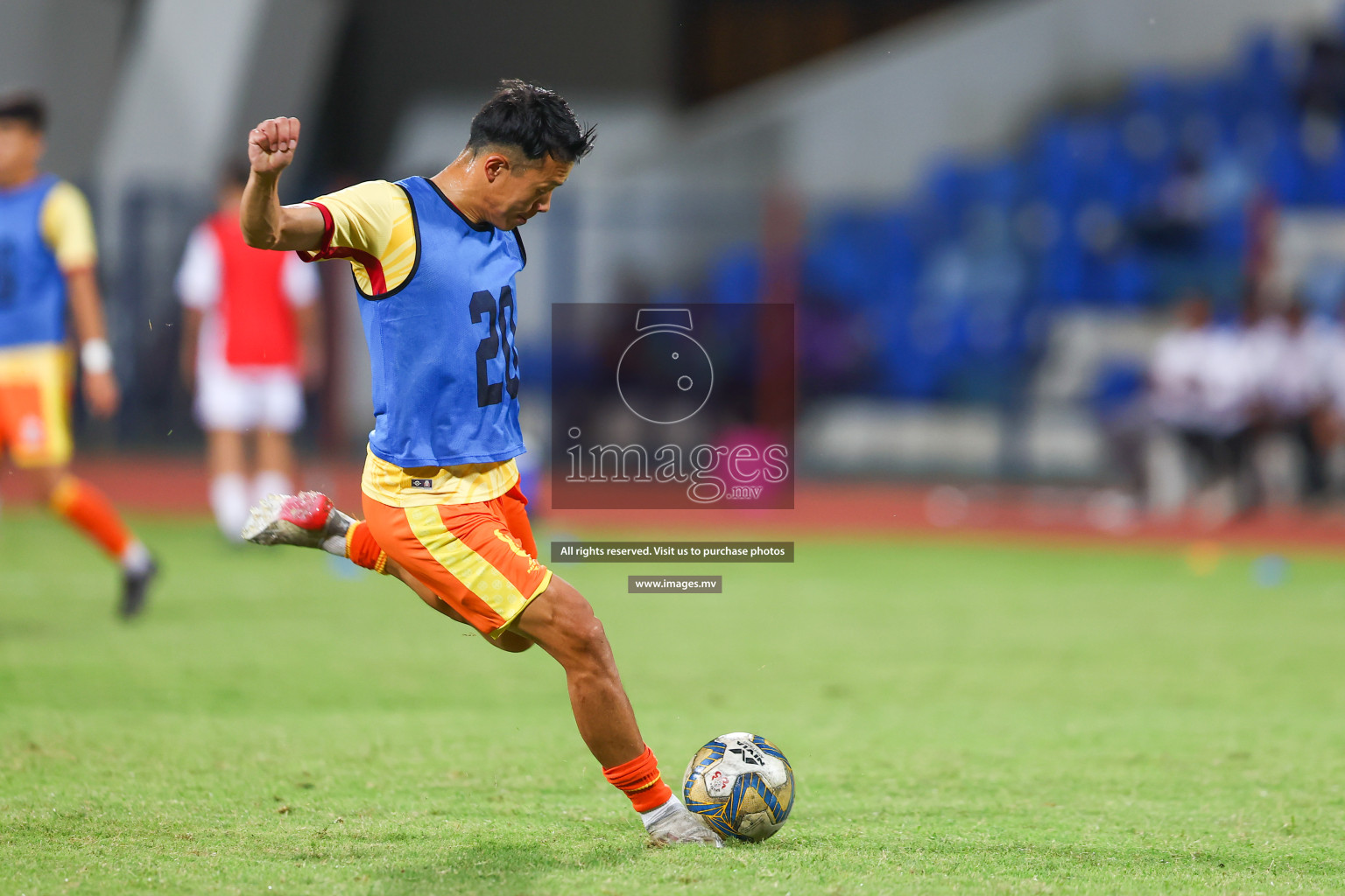 Bhutan vs Lebanon in SAFF Championship 2023 held in Sree Kanteerava Stadium, Bengaluru, India, on Sunday, 25th June 2023. Photos: Nausham Waheed, Hassan Simah / images.mv