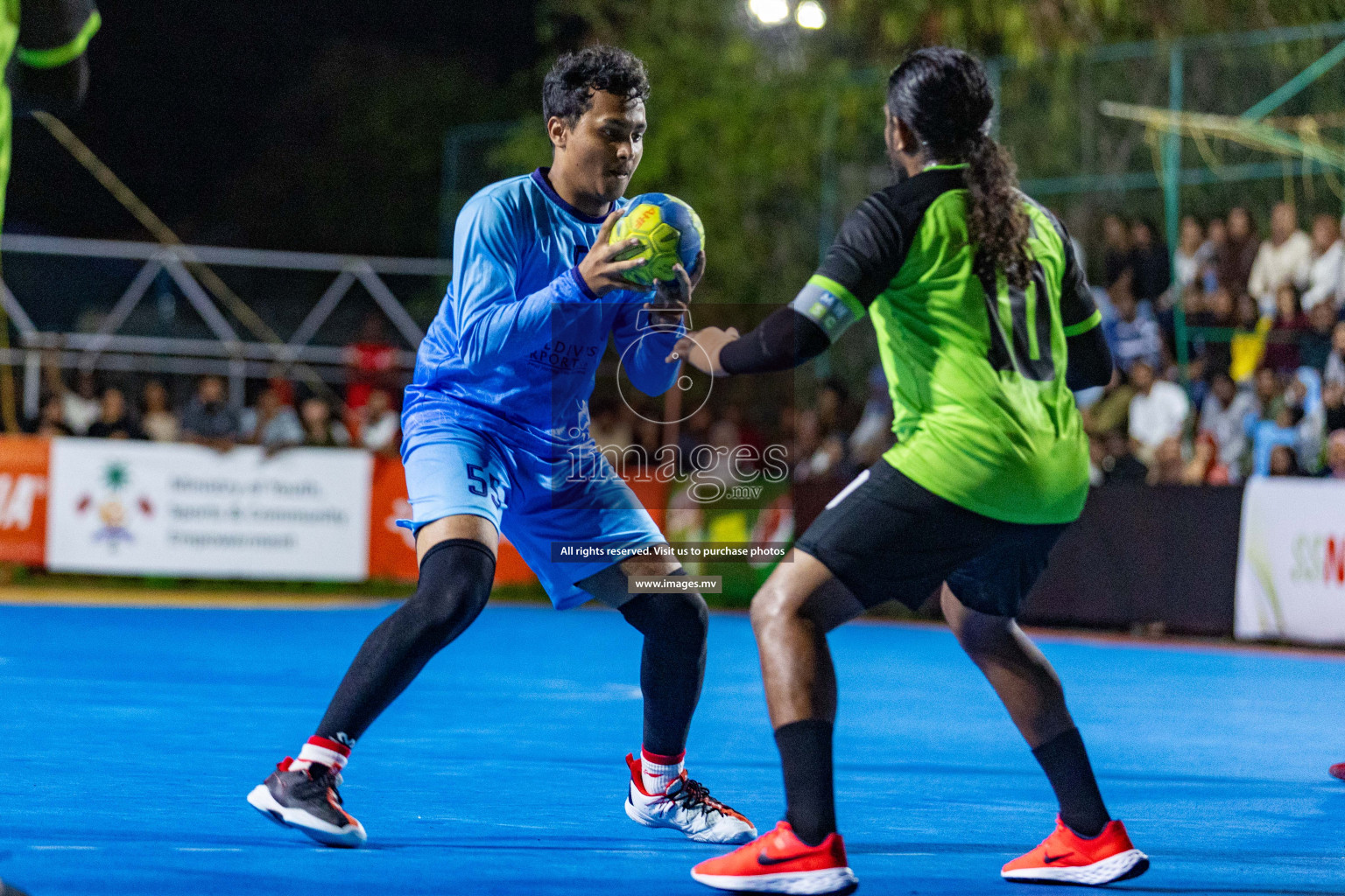 2nd Division Final of 7th Inter-Office/Company Handball Tournament 2023, held in Handball ground, Male', Maldives on Monday, 25th October 2023 Photos: Nausham Waheed/ Images.mv