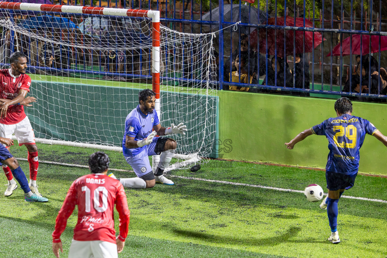 United V vs CC Sports Club in Semi Final of Eydhafushi Futsal Cup 2024 was held on Monday , 15th April 2024, in B Eydhafushi, Maldives Photos: Ismail Thoriq / images.mv