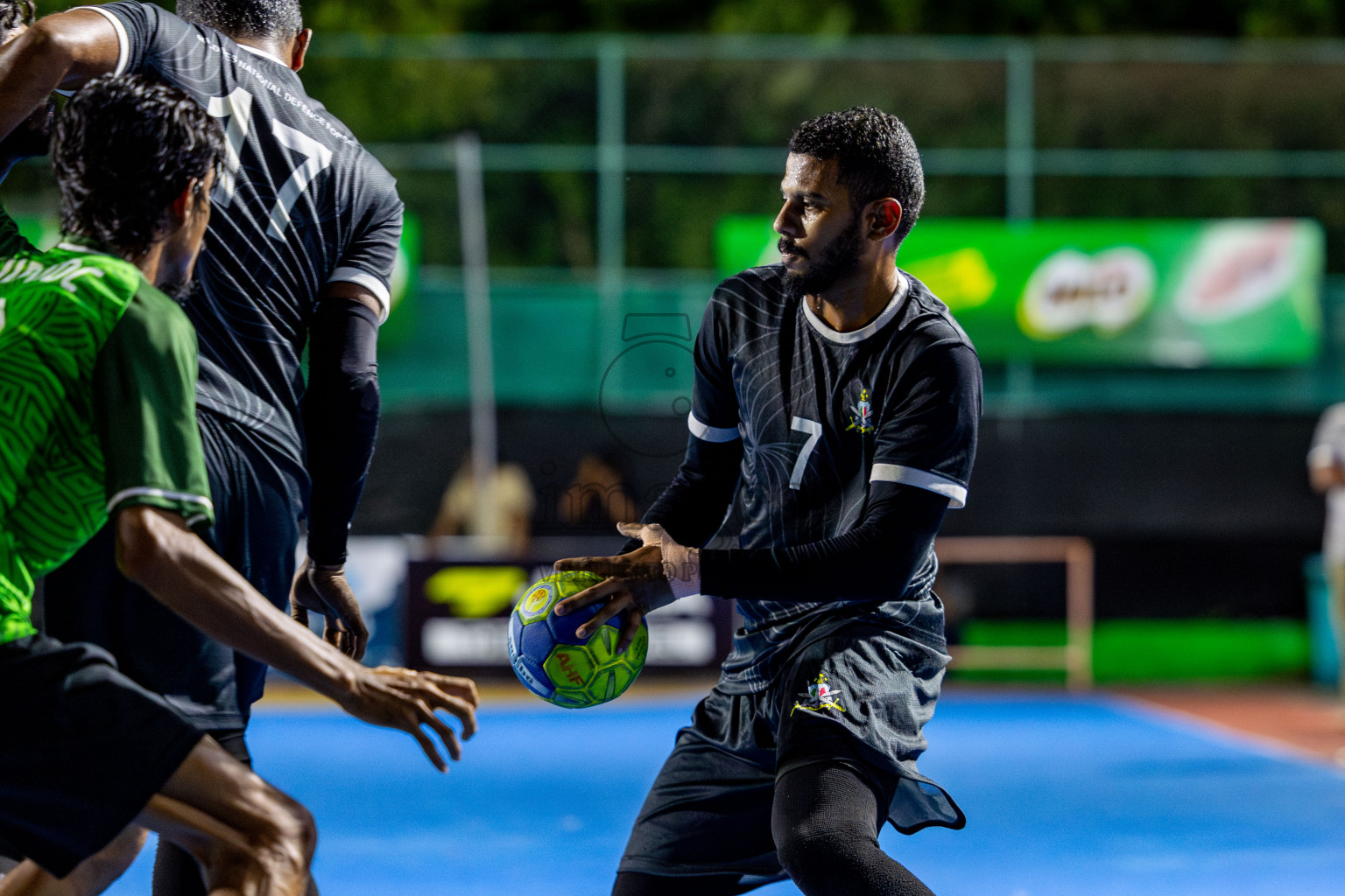 2nd Division Final of 8th Inter-Office/Company Handball Tournament 2024, held in Handball ground, Male', Maldives on Tuesday, 17th September 2024 Photos: Nausham Waheed/ Images.mv