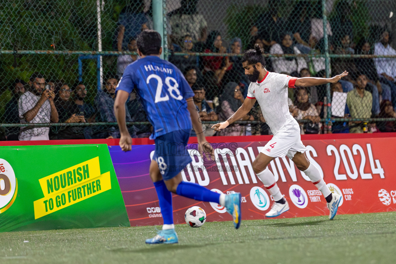 Team Allied vs Club Aasandha in Club Maldives Cup 2024 held in Rehendi Futsal Ground, Hulhumale', Maldives on Monday, 23rd September 2024. 
Photos: Mohamed Mahfooz Moosa / images.mv