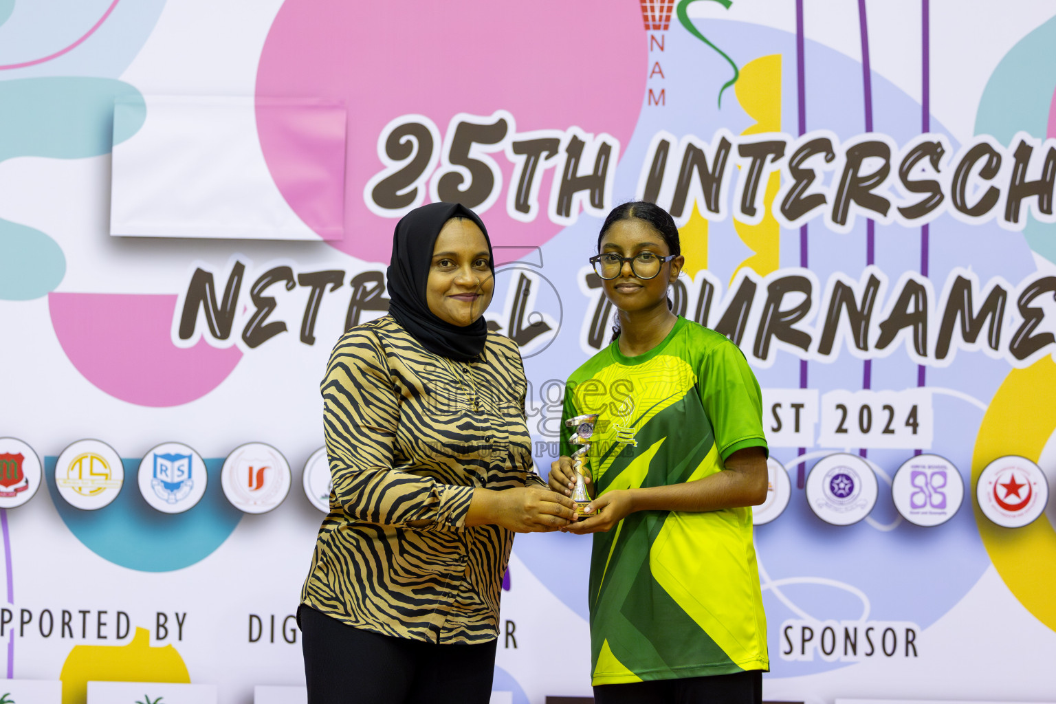 Day 13 of 25th Inter-School Netball Tournament was held in Social Center at Male', Maldives on Saturday, 24th August 2024. Photos: Mohamed Mahfooz Moosa / images.mv