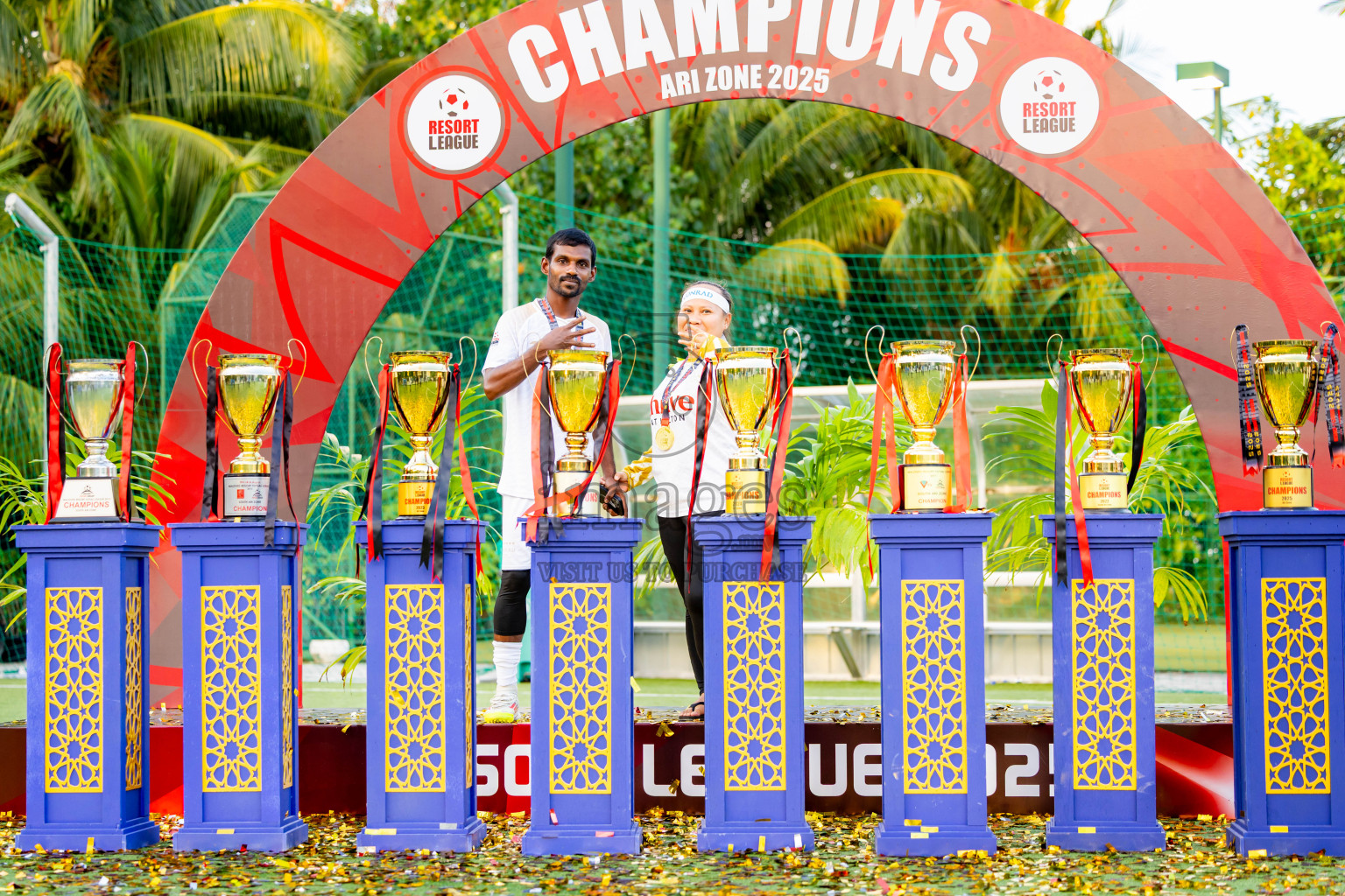 Barcelo vs Conrad in the Final of Resort League 2025 (Ari Zone) was held on Sunday, 28th June 2025 in Conrad Maldives Rangali Island, Alif Dhaalu Atoll, Maldives. Photos: Nausham Waheed / images.mv
