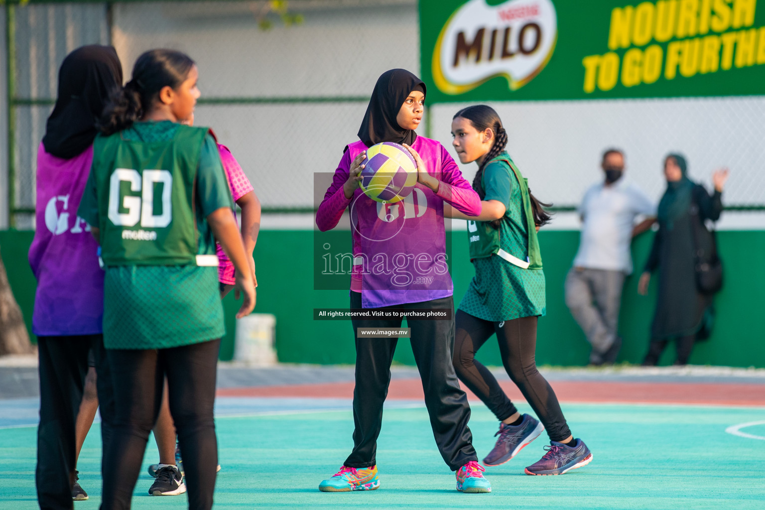 Day 8 of Junior Netball Championship 2022 on 11th March 2022 held in Male', Maldives. Photos by Nausham Waheed & Hassan Simah