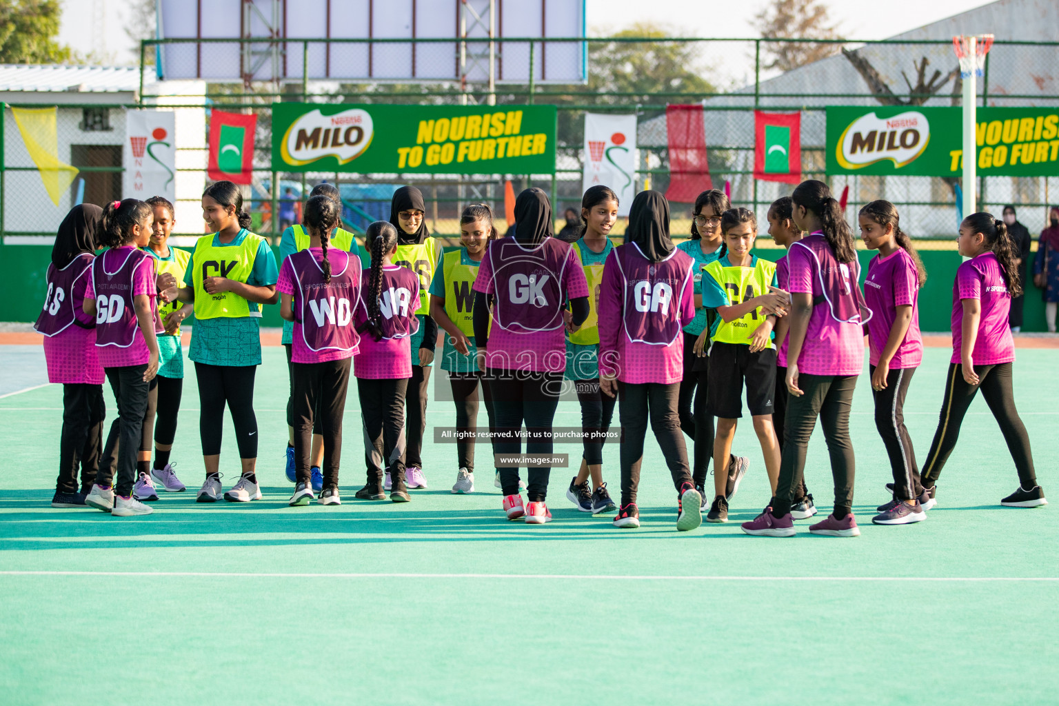 Day 8 of Junior Netball Championship 2022 on 11th March 2022 held in Male', Maldives. Photos by Nausham Waheed & Hassan Simah