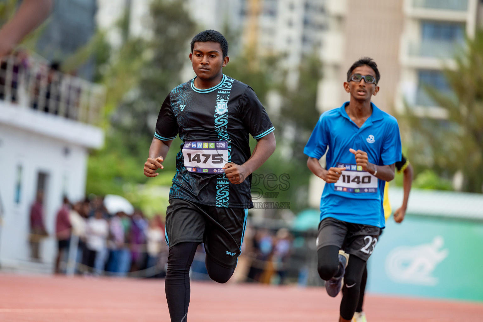 Day 2 of MWSC Interschool Athletics Championships 2024 held in Hulhumale Running Track, Hulhumale, Maldives on Sunday, 10th November 2024. 
Photos by: Hassan Simah / Images.mv