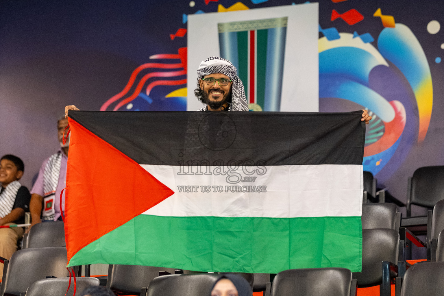 Maldives vs Palestine in an under 17 friendly held in National Football Stadium, Male', Maldives on Thursday, 13 November 2025. 
Photos: Mohamed Mahfooz Moosa / Images.mv