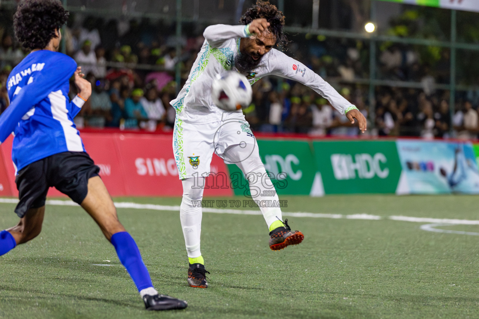 WAMCO vs STELCO RC in the Semi Finals of Club Maldives Cup 2024 held in Rehendi Futsal Ground, Hulhumale', Maldives on Monday, 14th October 2024. 
Photos: Hassan Simah / images.mv