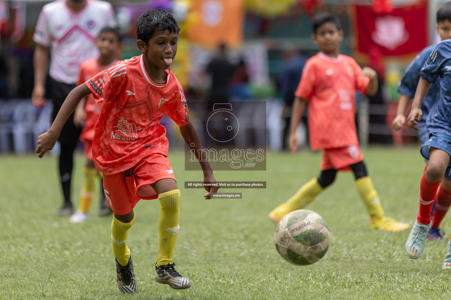 Day 1 of Nestle kids football fiesta, held in Henveyru Football Stadium, Male', Maldives on Wednesday, 11th October 2023 Photos: Shut Abdul Sattar/ Images.mv