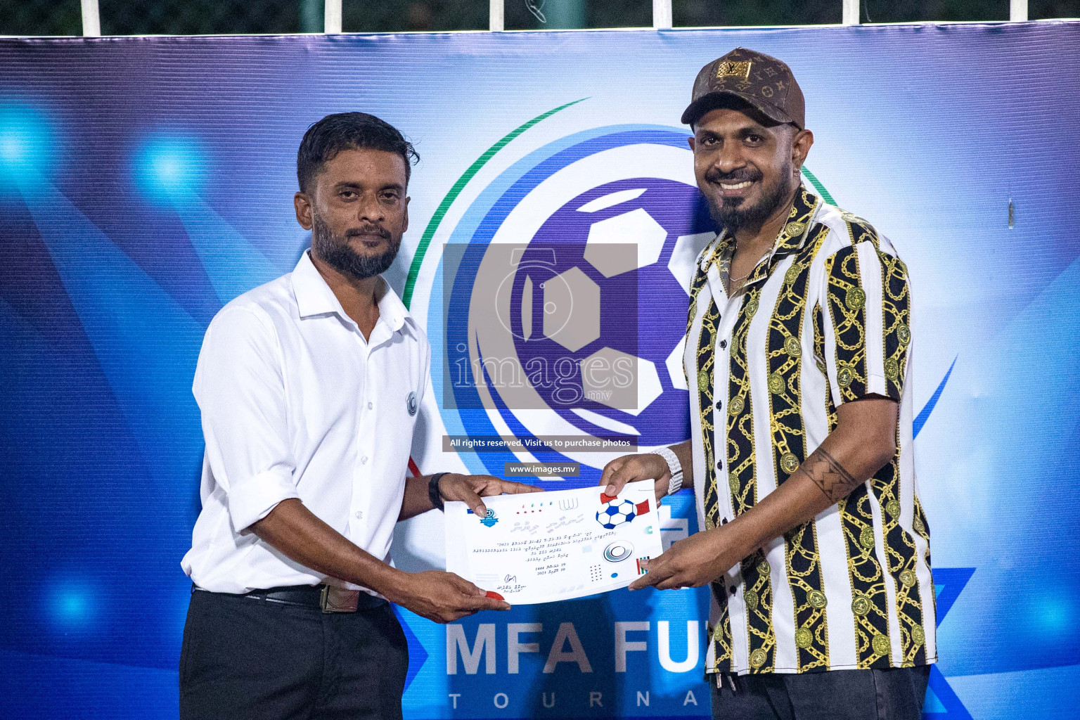 Final of MFA Futsal Tournament 2023 on 10th April 2023 held in Hulhumale'. Photos: Nausham waheed /images.mv