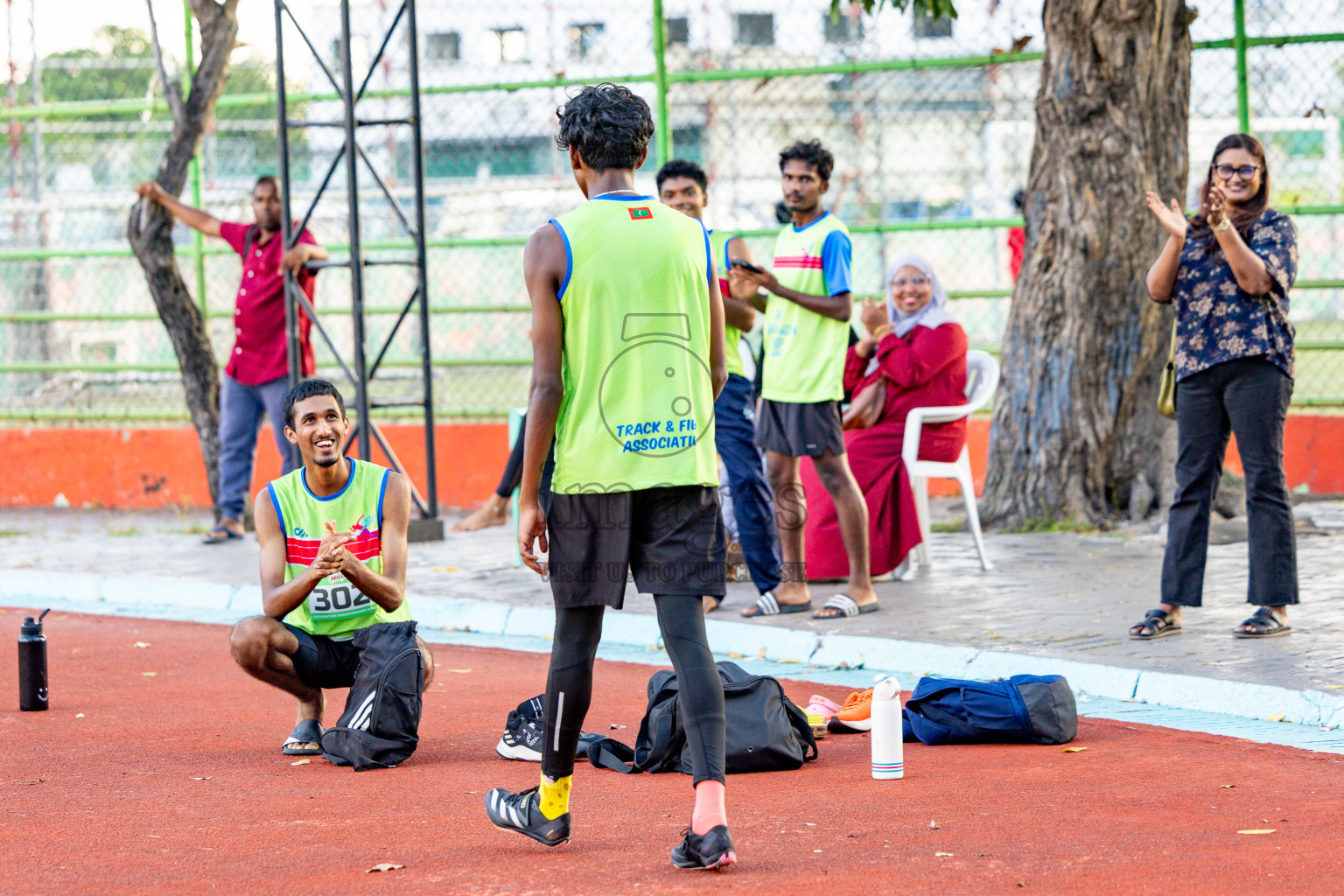 Day 2 of 12th Milo Association Championships was held in Ekuveni Track at Male', Maldives on Friday, 25th April 2025. Photos: Hassan Simah / images.mv