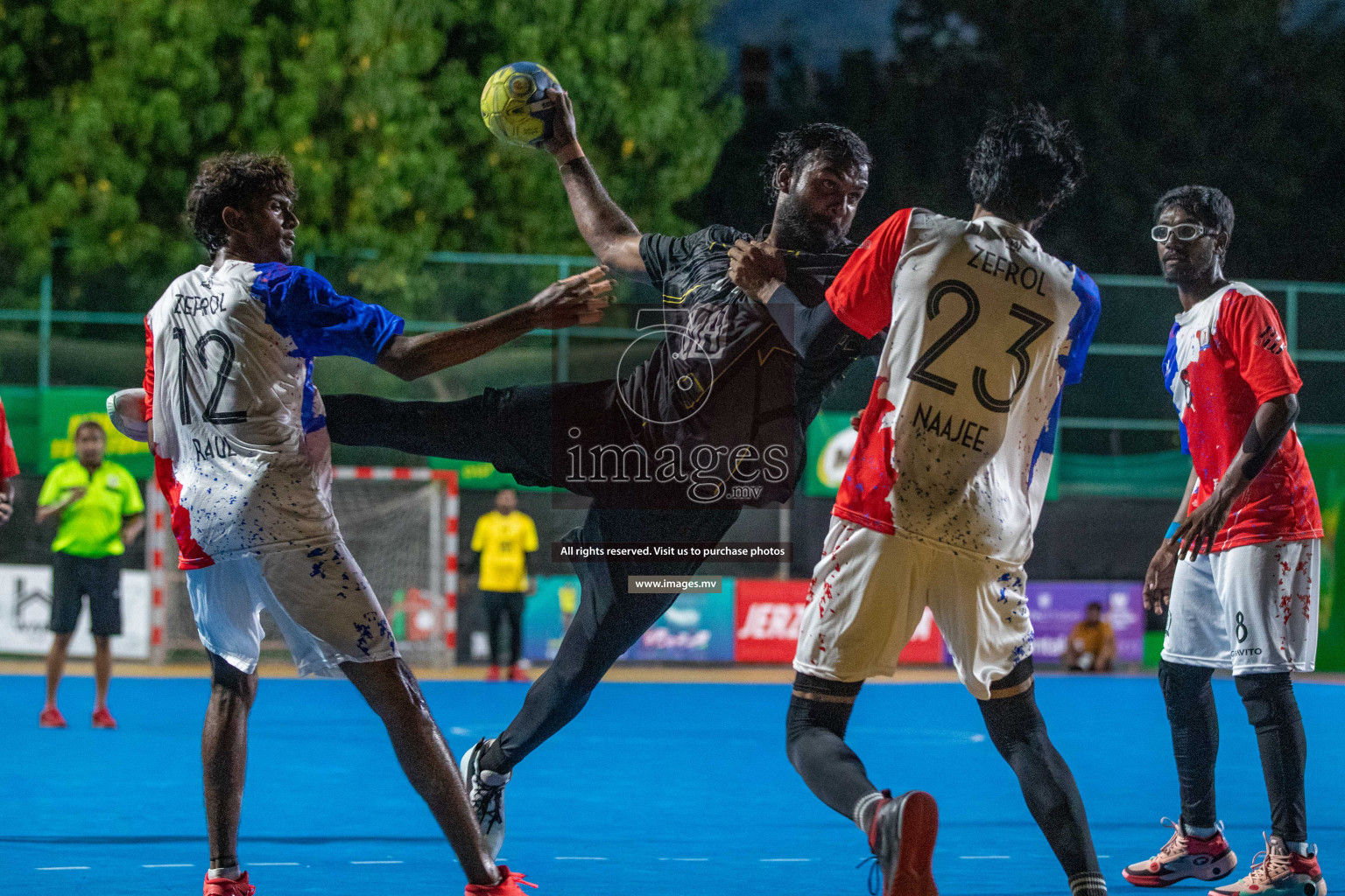 Day 8 of 6th MILO Handball Maldives Championship 2023, held in Handball ground, Male', Maldives on 27th May 2023 Photos: Nausham Waheed/ Images.mv