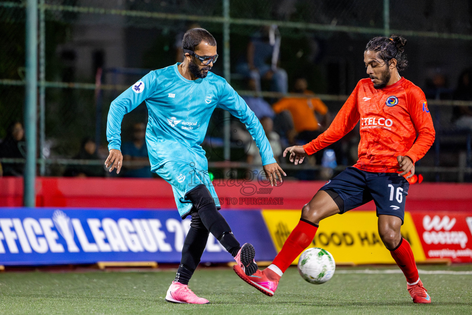 STELCO RC vs Club Hajj in Day 14 of Office League 2025 was held on Tuesday, 29th April 2025 in Hulhumale', Maldives. Photos: Nausham Waheed / images.mv