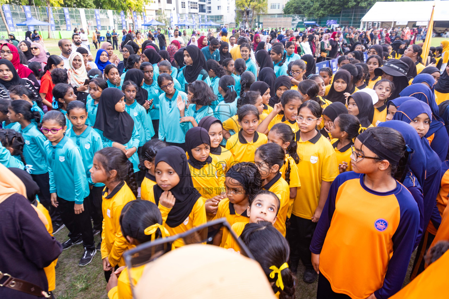 Day 3 of Nestle' Kids Netball Fiesta 2023 held in Henveyru Stadium, Male', Maldives on Saturday, 2nd December 2023. Photos by Nausham Waheed / Images.mv