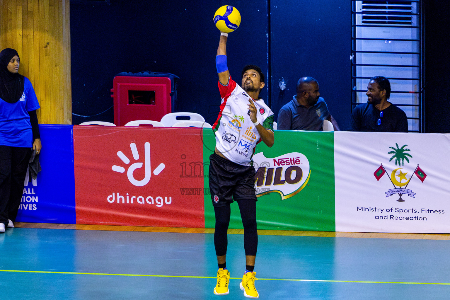 Dhivehi Sifainge Club vs Club HDC in the Final of MILO VAM Cup 2025 held in Male', Maldives on Wednesday, 2nd July 2025 at Social Center Indoor Hall Photos By: Nausham Waheed / images.mv